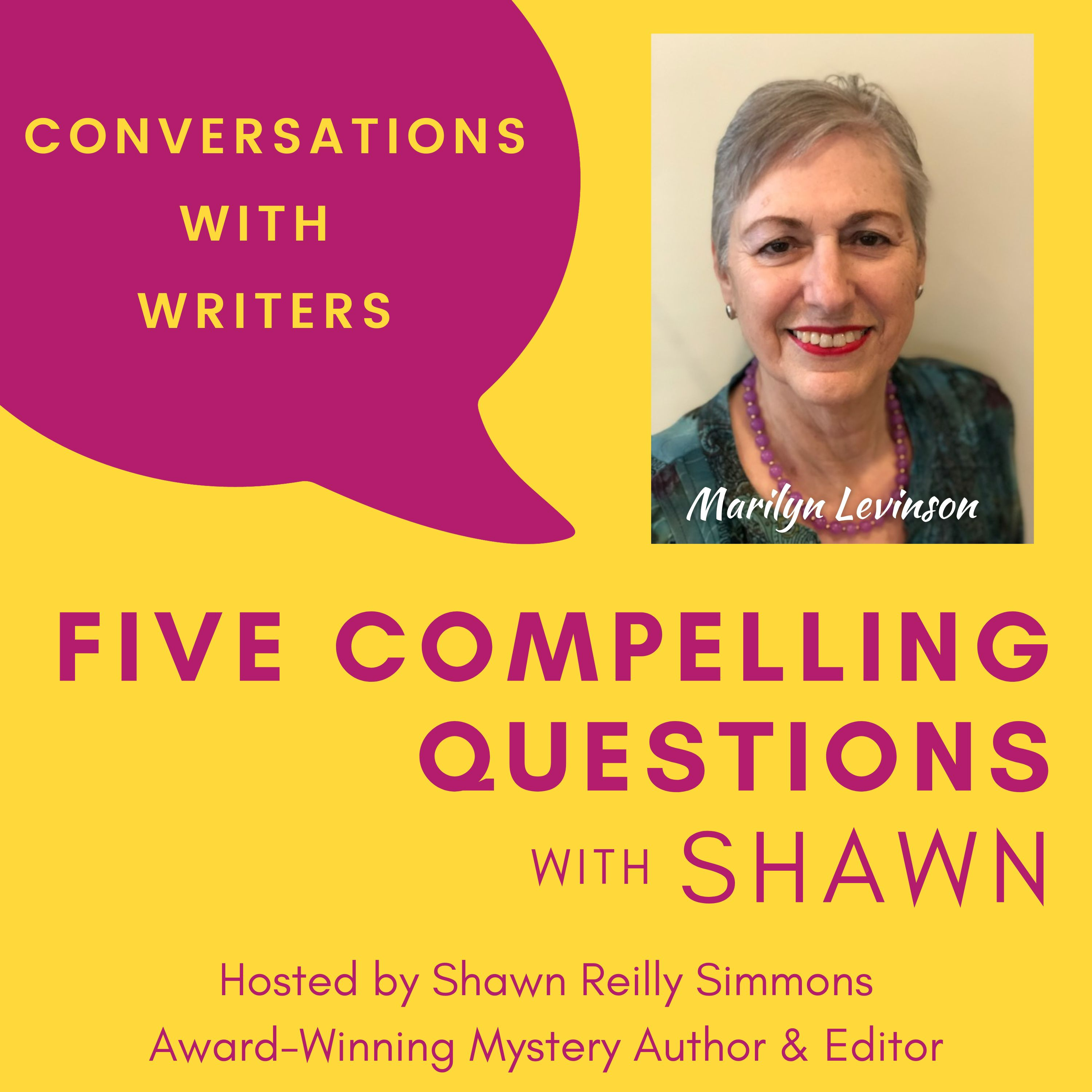 EP68: 5CQ for Marilyn Levinson, Author of RUFUS AND MAGIC RUN AMOK Episode cover