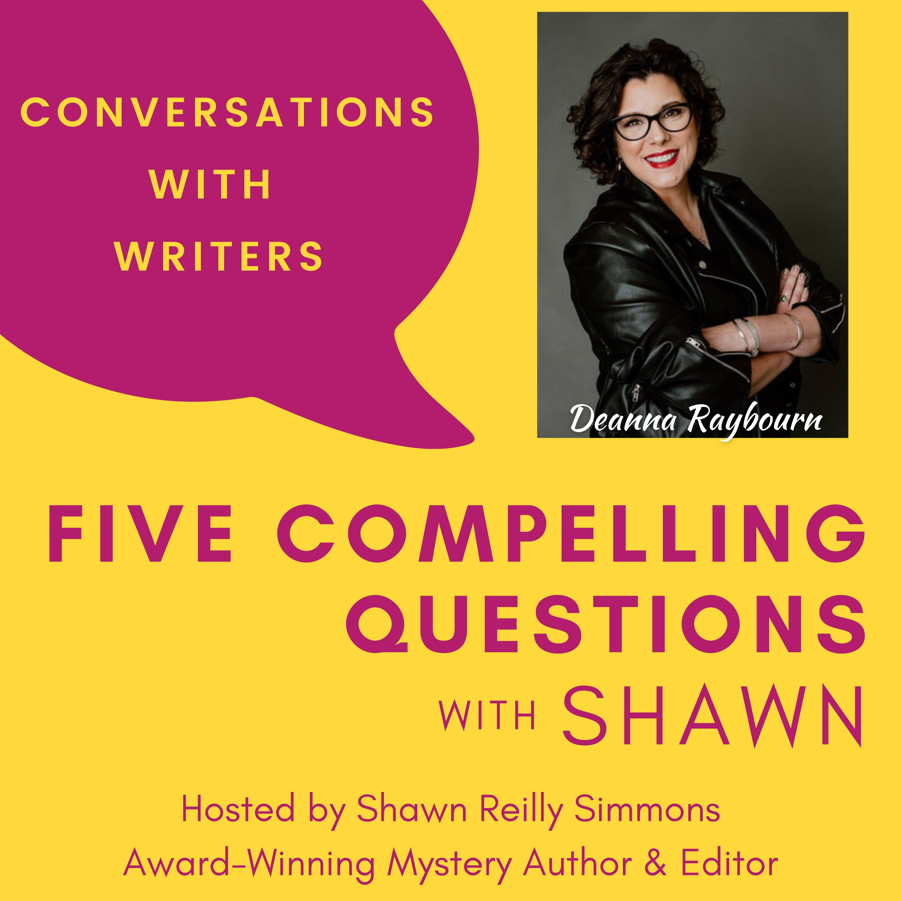EP59: 5CQ for Deanna Raybourn, Author of KILLERS OF A CERTAIN AGE Episode cover