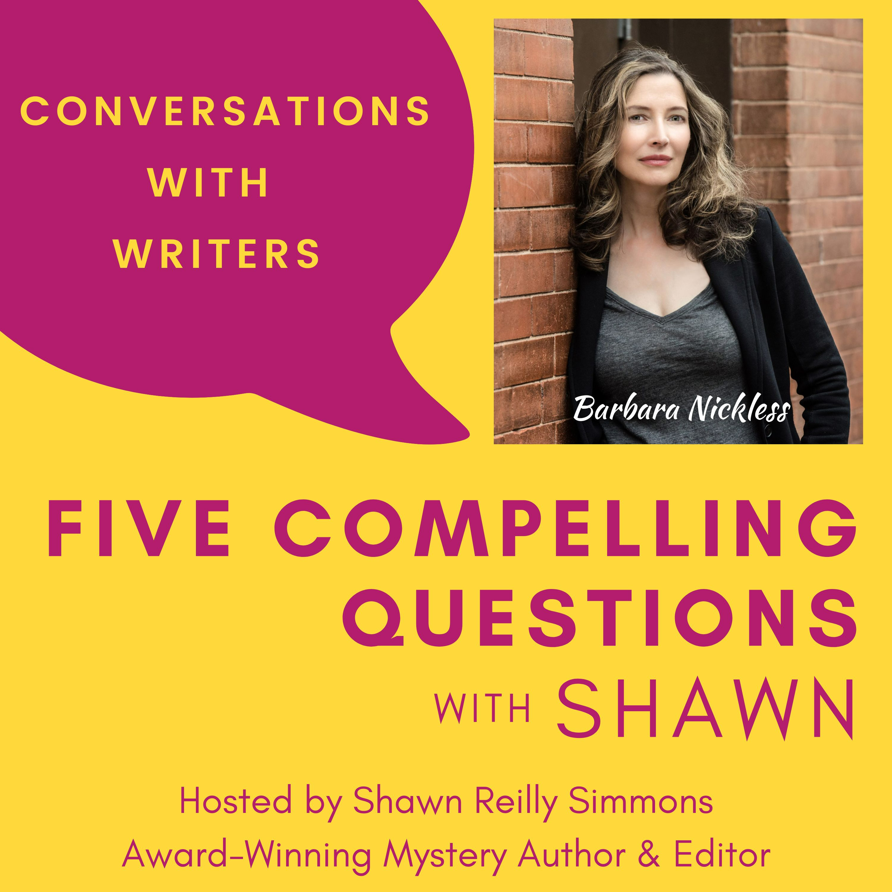 EP200: 5CQ for Barbara Nickless, WSJ & AMAZON BESTSELLING Author of THE DROWNING GAME Episode cover