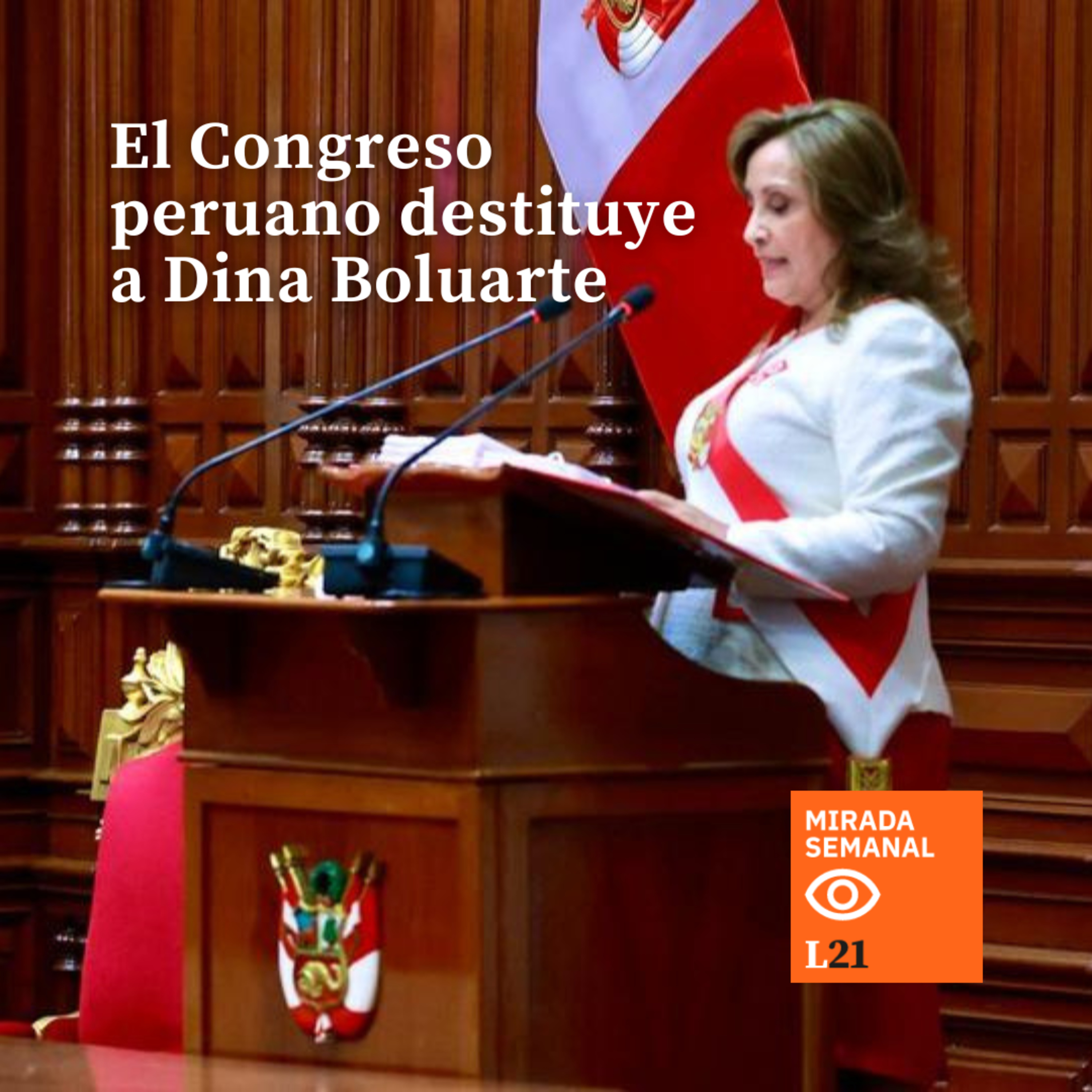 El CONGRESO PERUANO destituye a DINA BOLUARTE