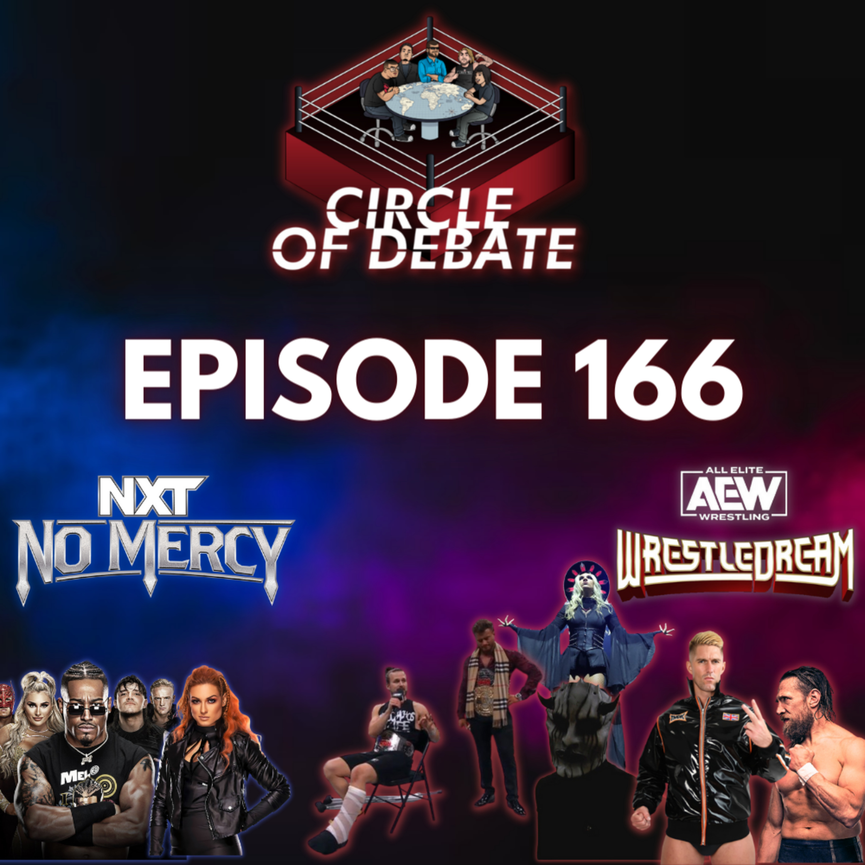Circle Of Debate - Wrestledream With No Mercy (AEW & NXT) episode artwork