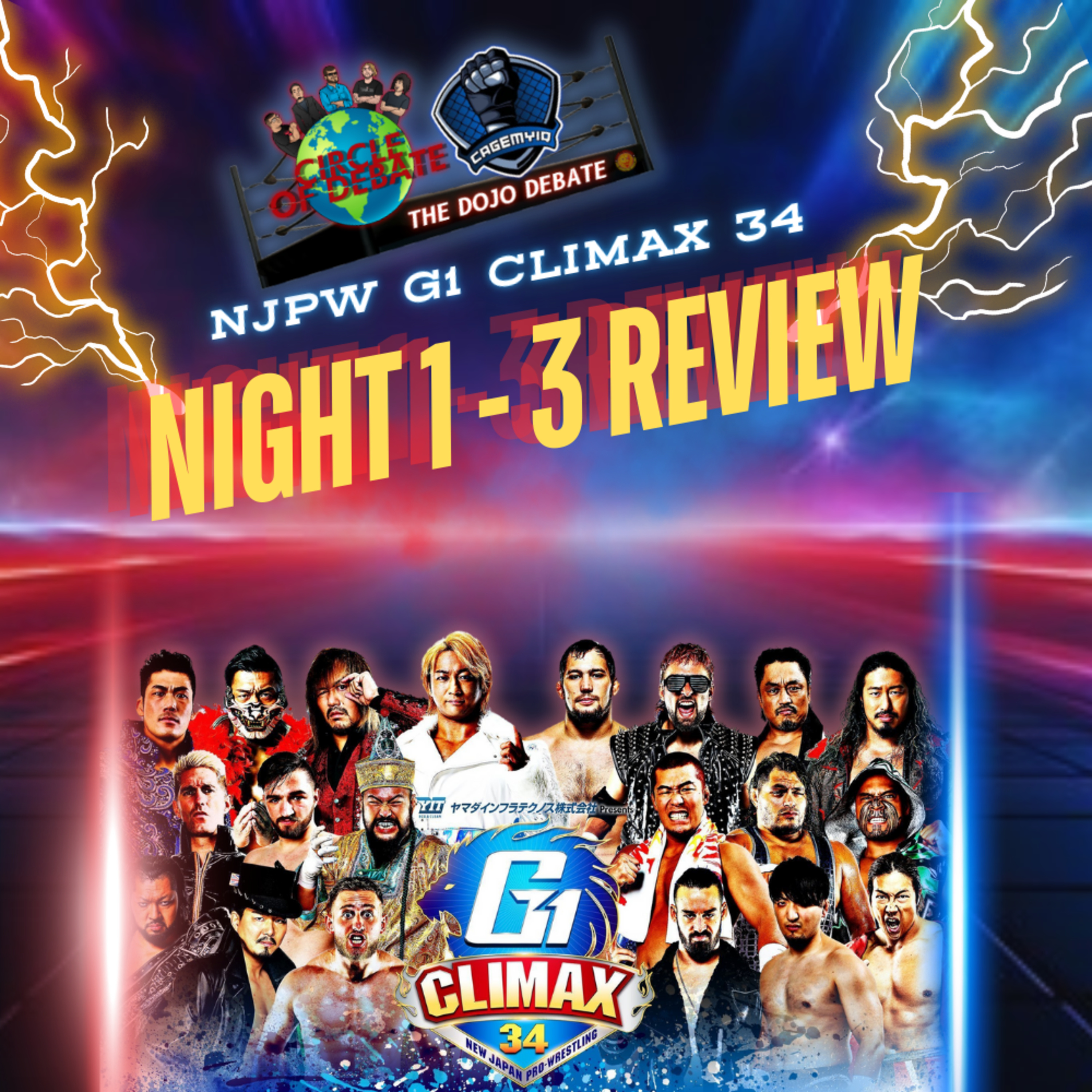 The Dojo Debate - NJPW G1 Climax 34 Nights 1-3 Review episode artwork