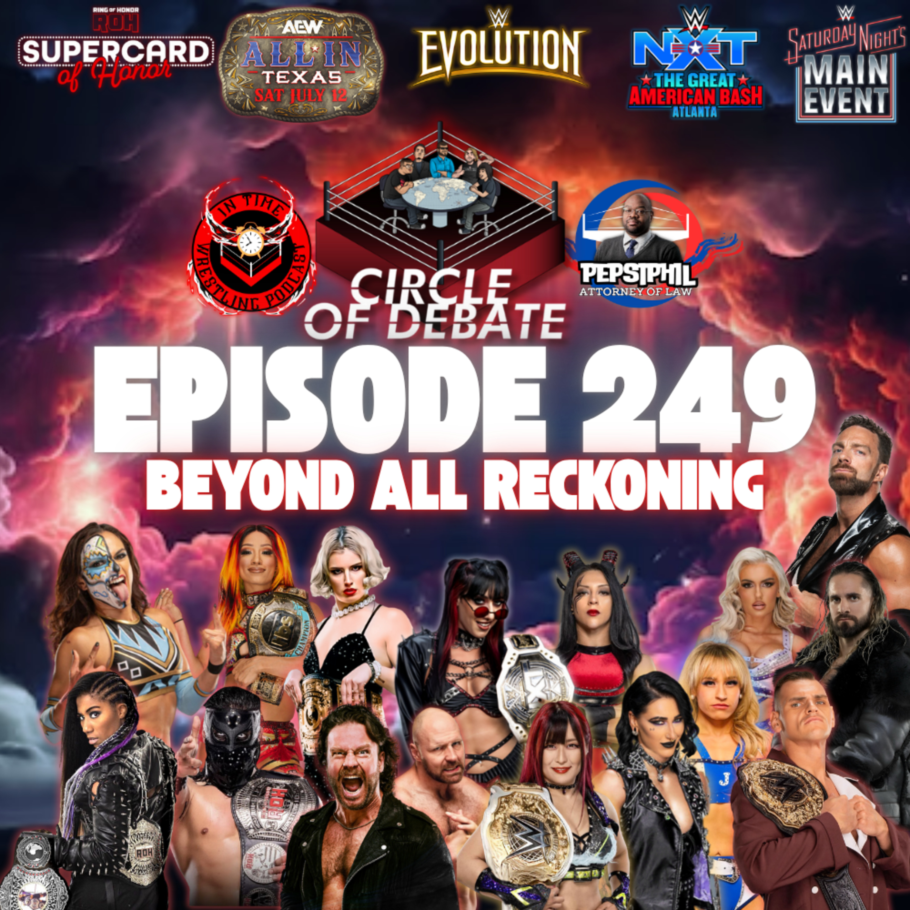 Circle Of Debate - Beyond All Reckoning (AEW/ROH/WWE/NXT) episode artwork