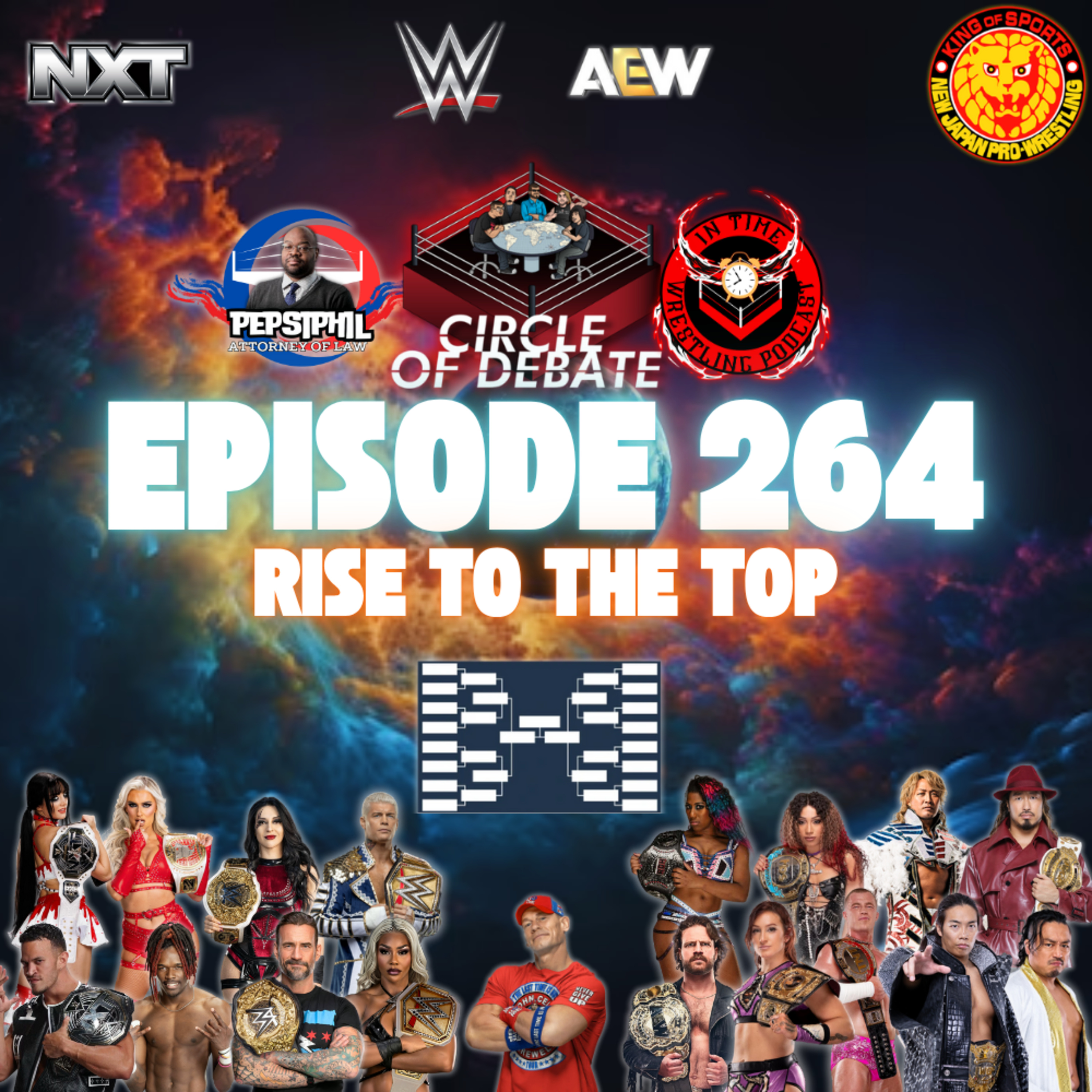 Circle Of Debate - Rise To The Top (WWE/NXT/AEW/NJPW) episode artwork