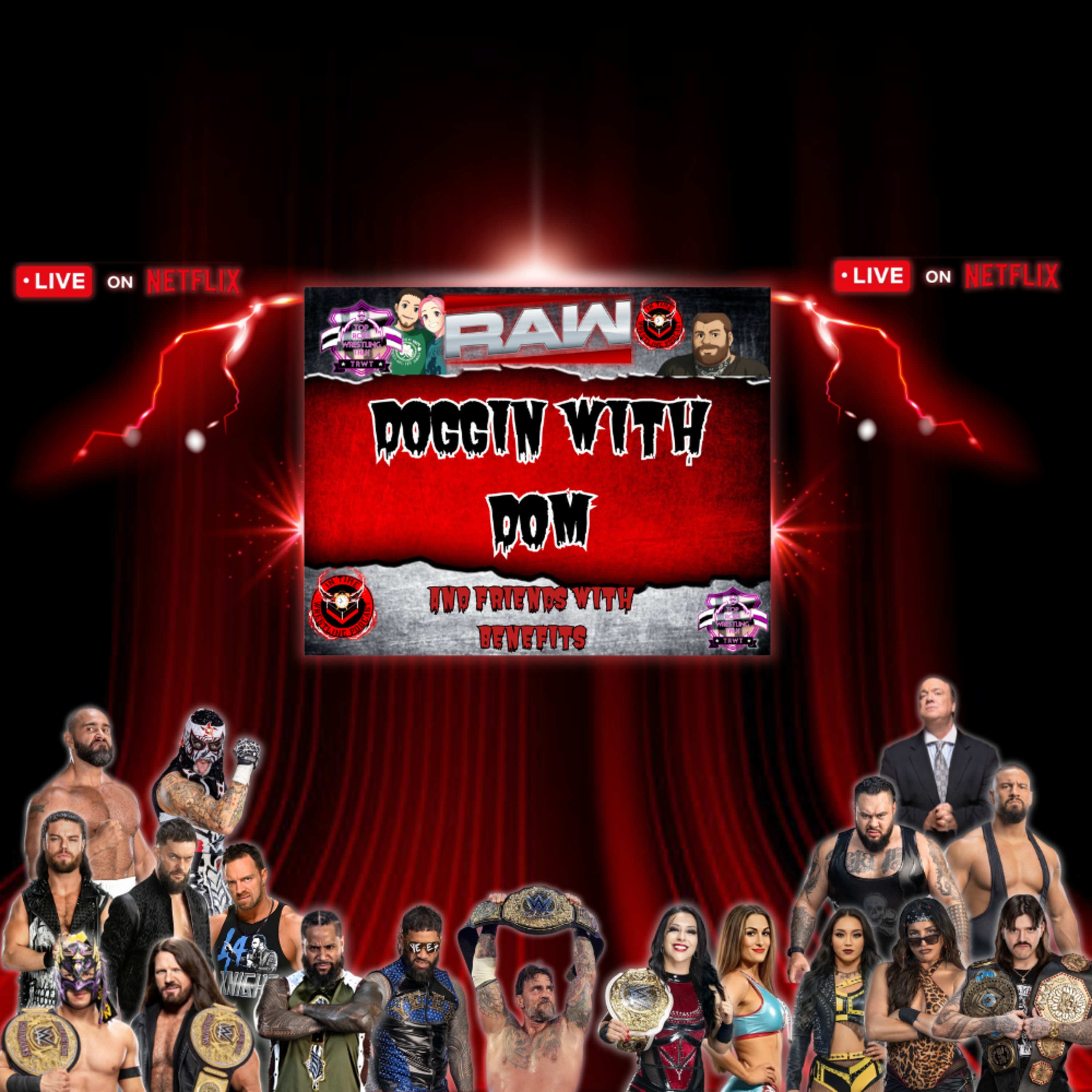WWE Raw Netflix 11/03/25 Watch Party!!! episode artwork