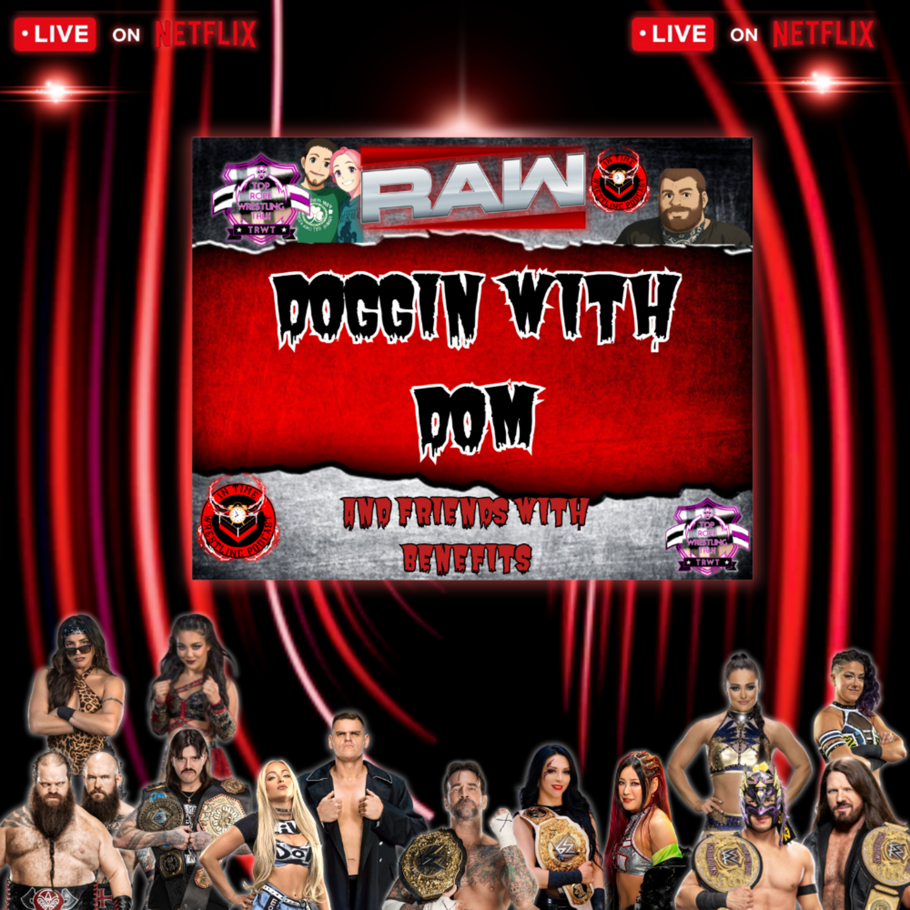 WWE Raw Netflix 12/08/25 Watch Party!!! episode artwork