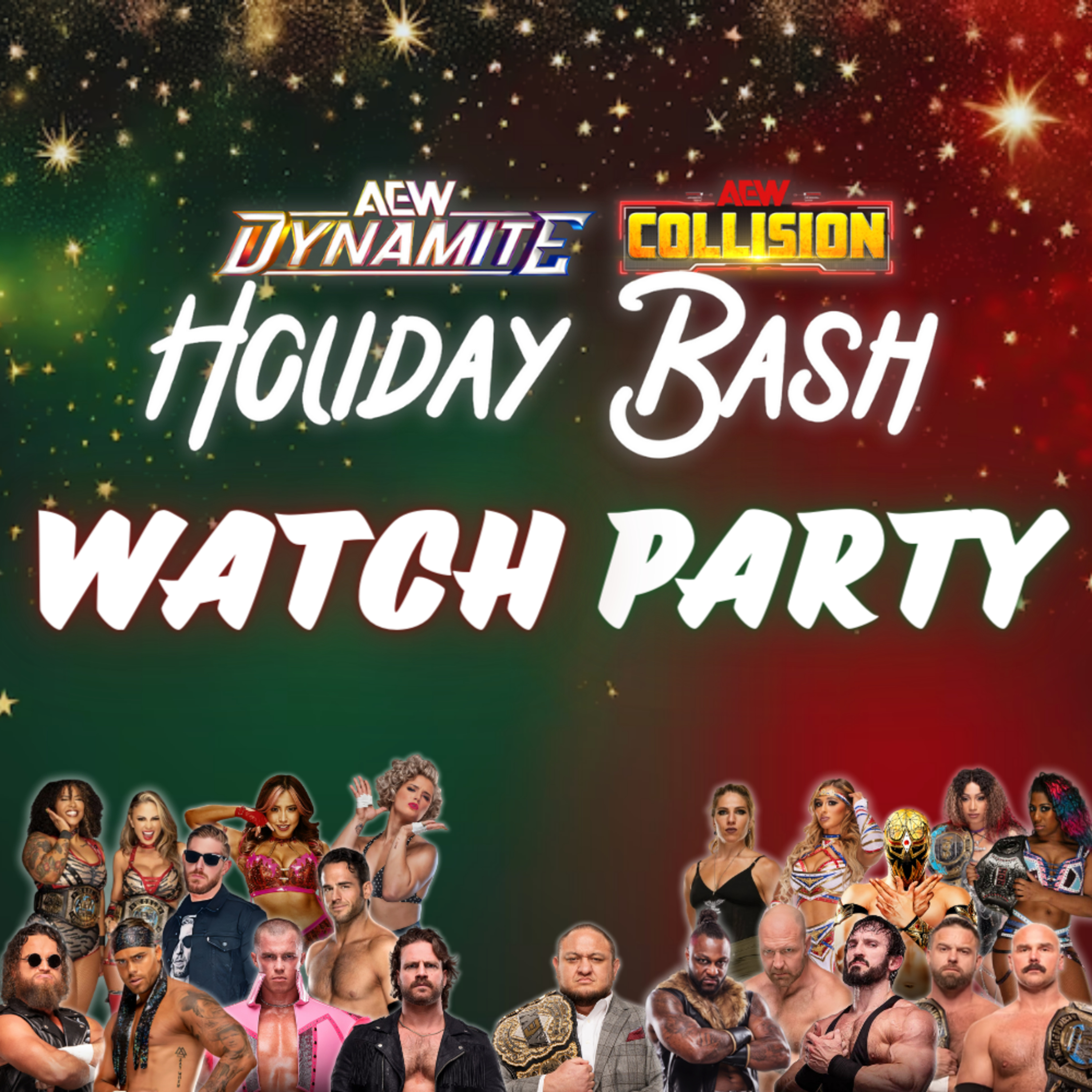 AEW Dynamite Collision Holiday Bash Watch party!!! episode artwork