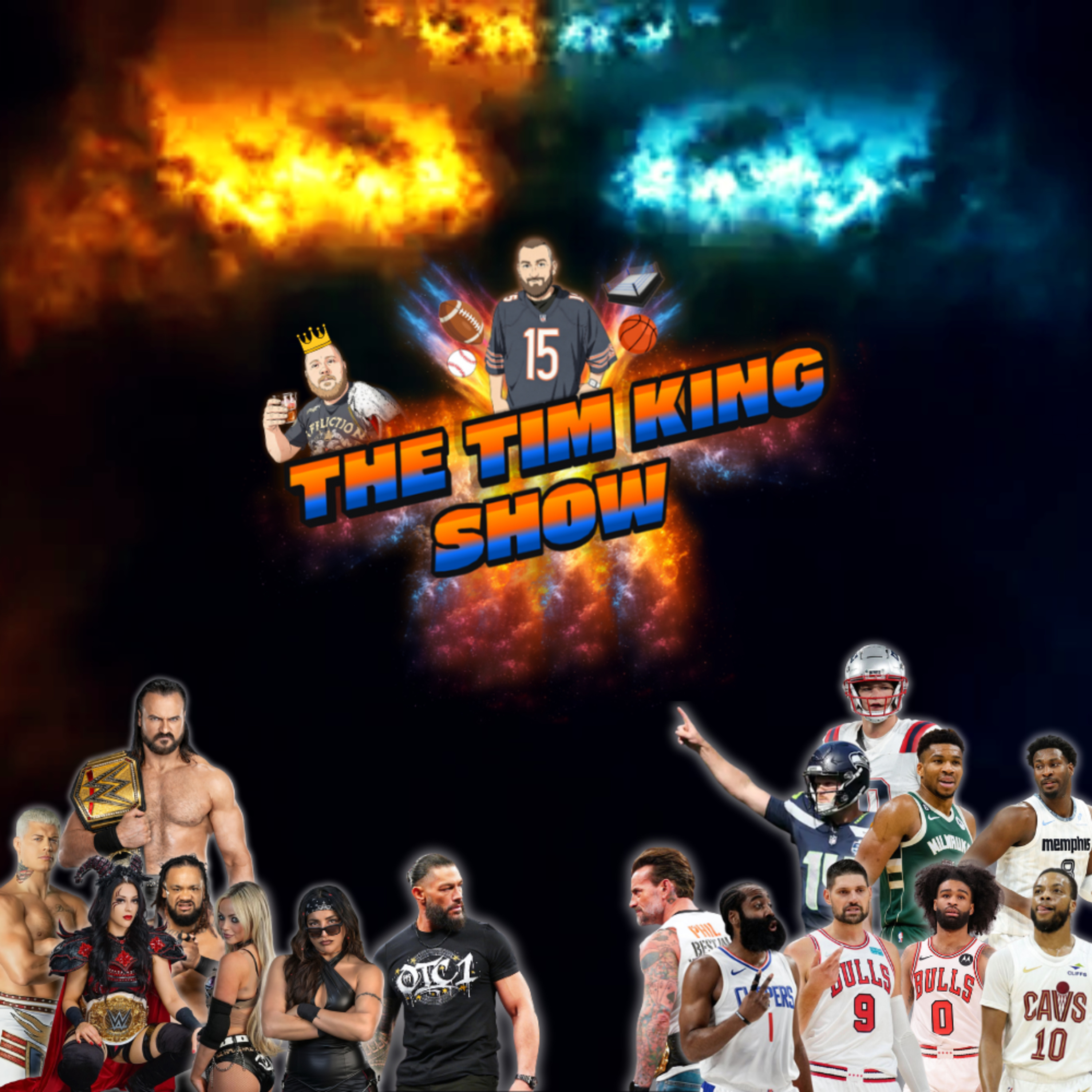 Roman Reigns vs CM Punk Is the Biggest WrestleMania Match Possible | Super Bowl + NBA Trade Fallout episode artwork