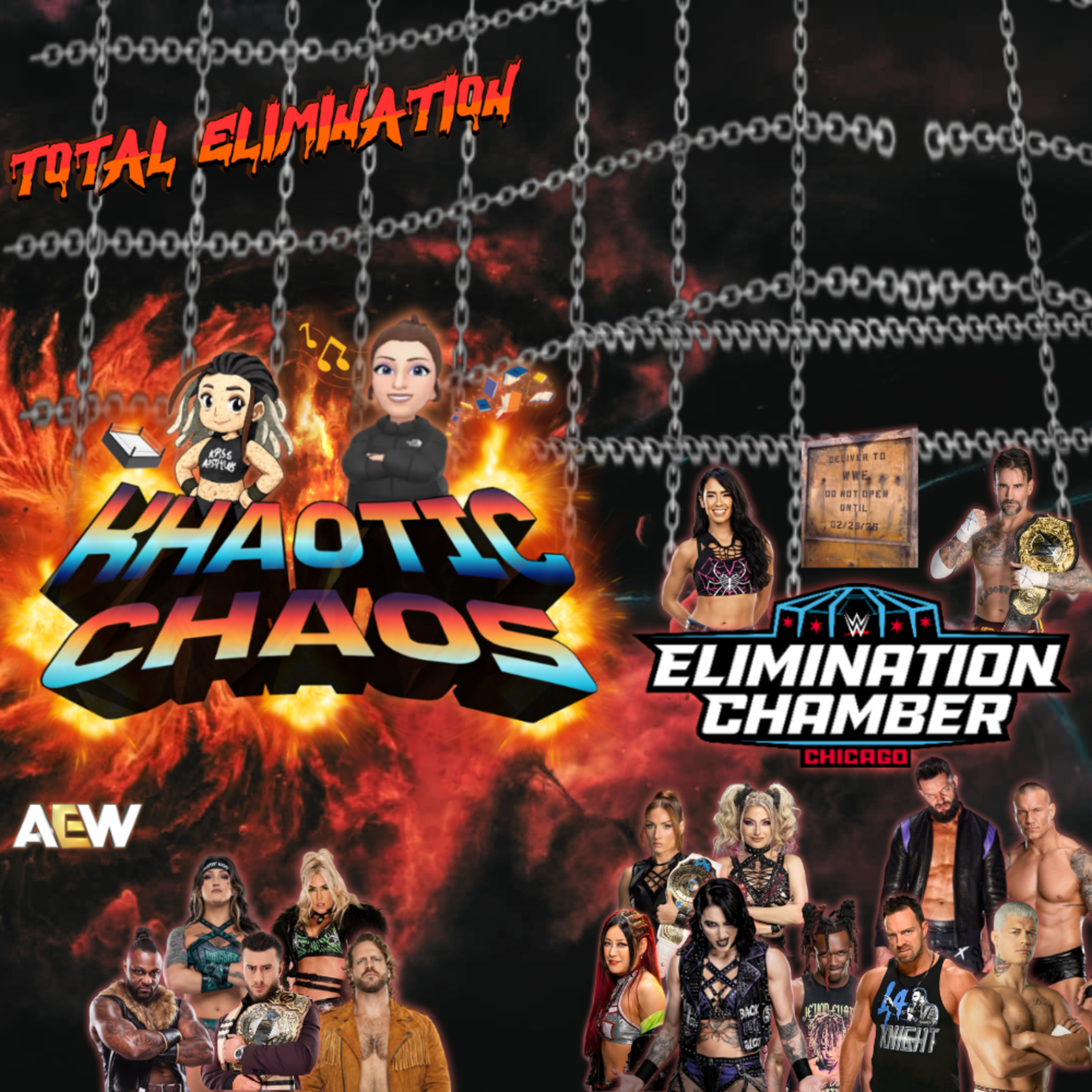 Khaotic Chaos - Total Elimination (WWE/AEW/NXT/TNA) episode artwork