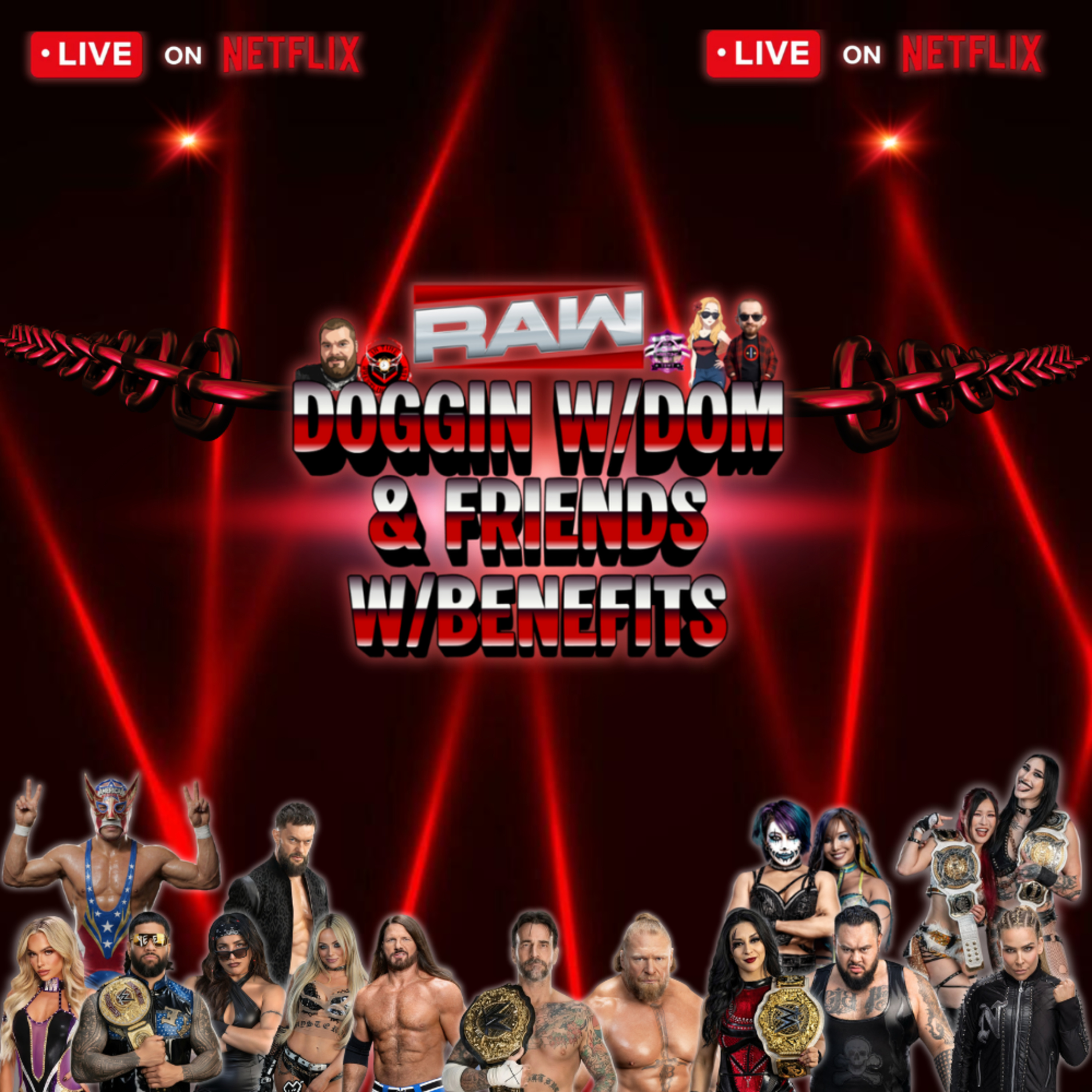 WWE Raw Netflix 02/23/26 Watch Party!!! episode artwork