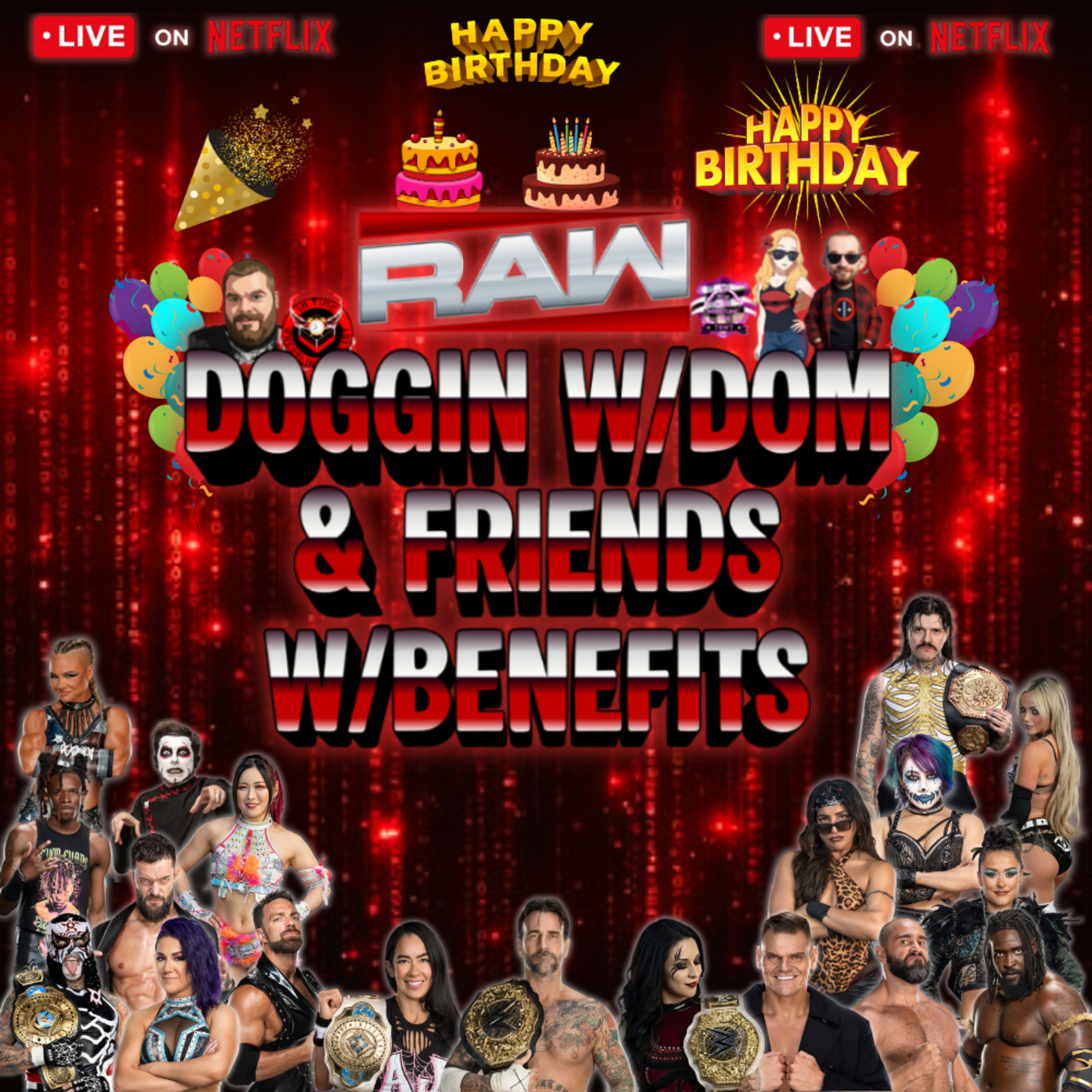 WWE Raw Netflix 03/09/26 Watch Party!!! episode artwork