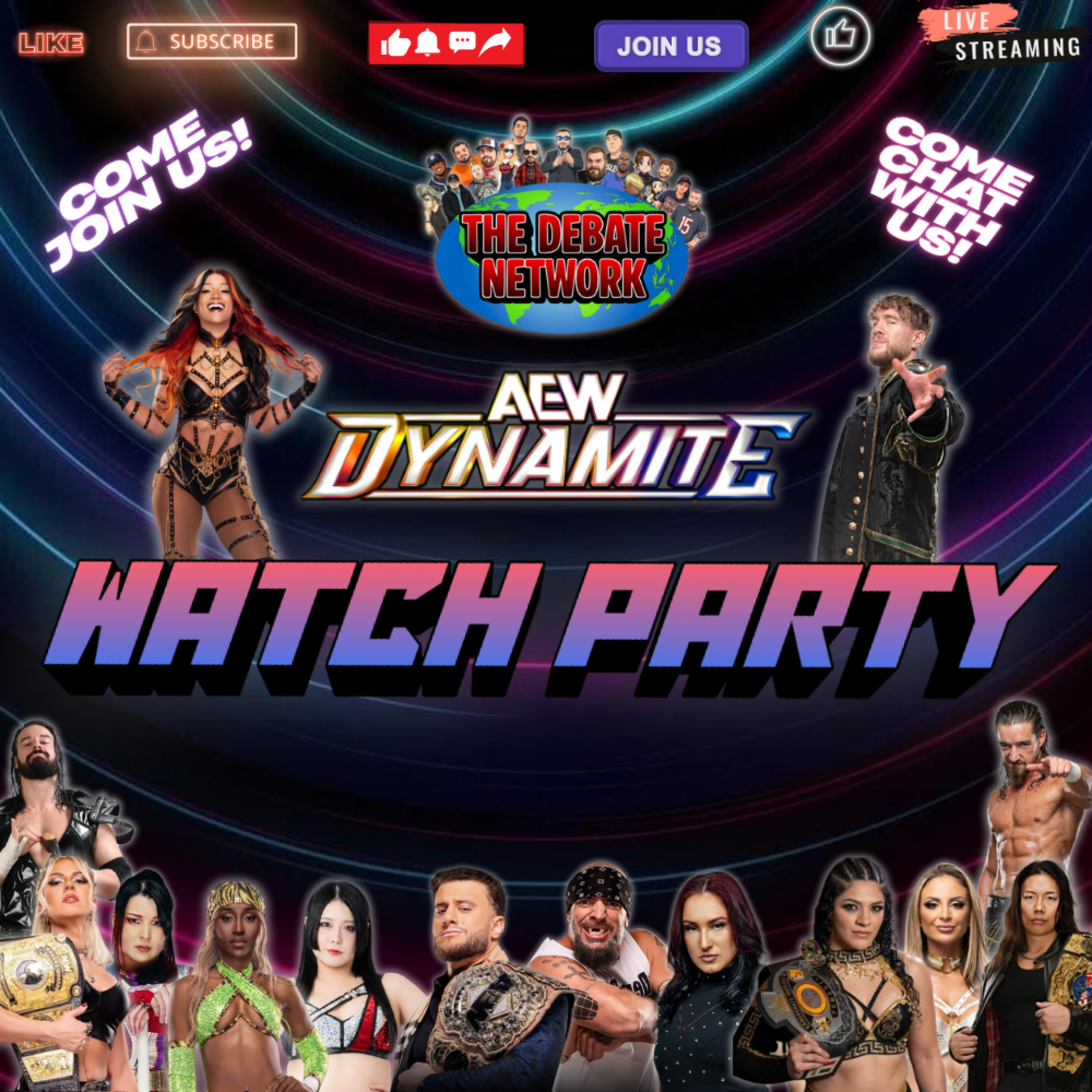  MJF vs Mark Briscoe + TBS Championship Survival | AEW DYNAMITE Live Reaction episode artwork