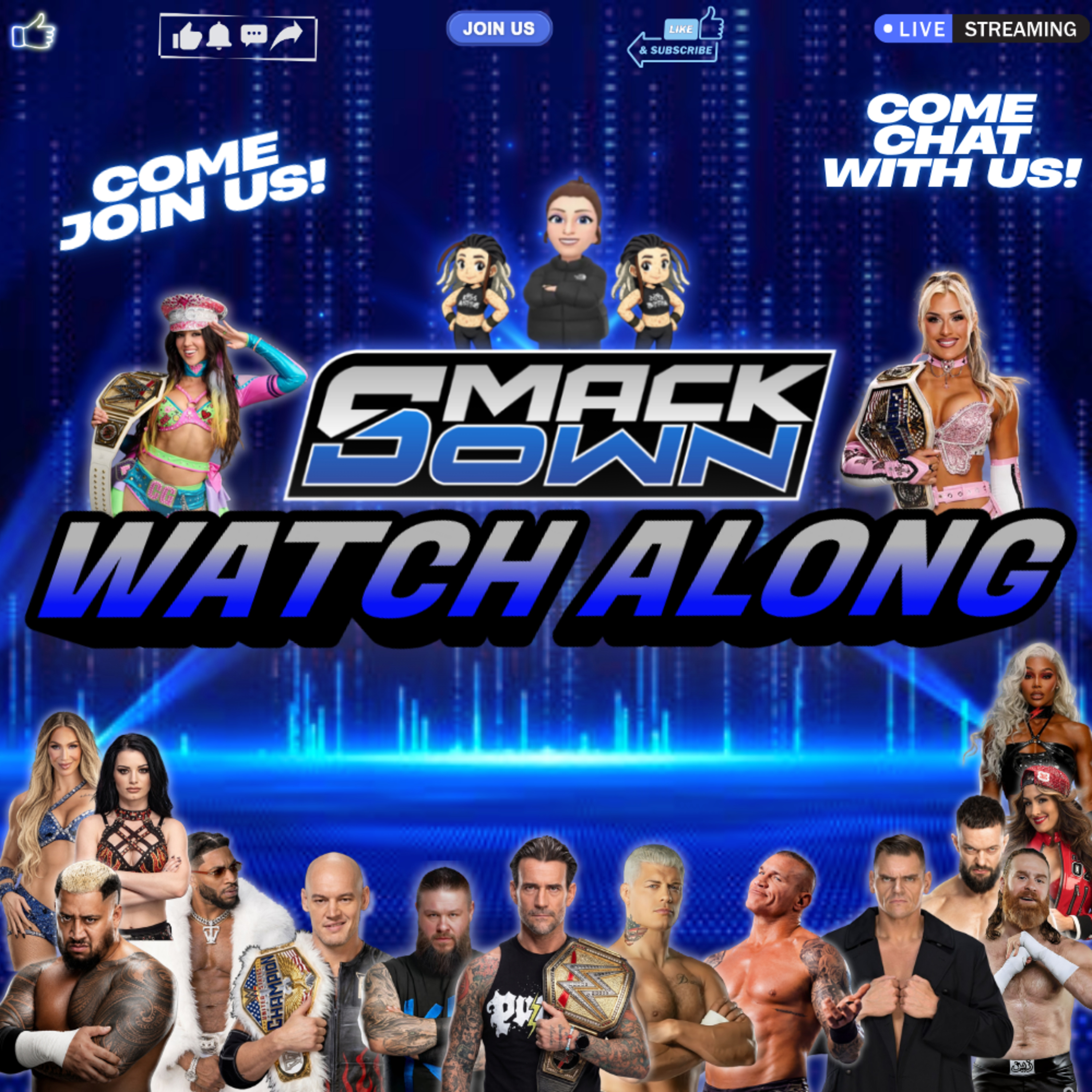  CM Punk & Kevin Owens Face to Face | SMACKDOWN LIVE WATCH ALONG! episode artwork