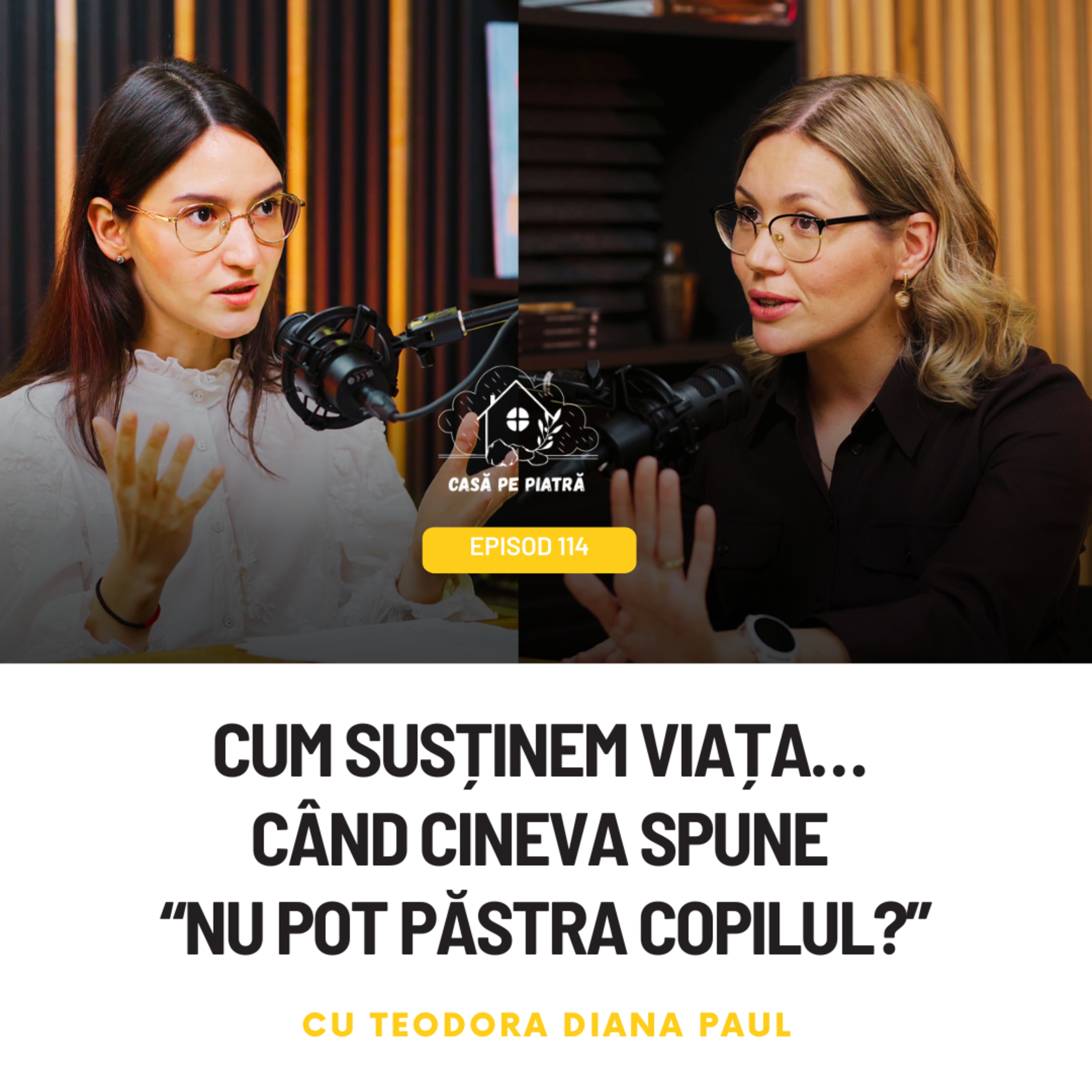 114: Cum susținem viața… când cineva spune “nu pot păstra copilul?” cu Teodora Diana Paul