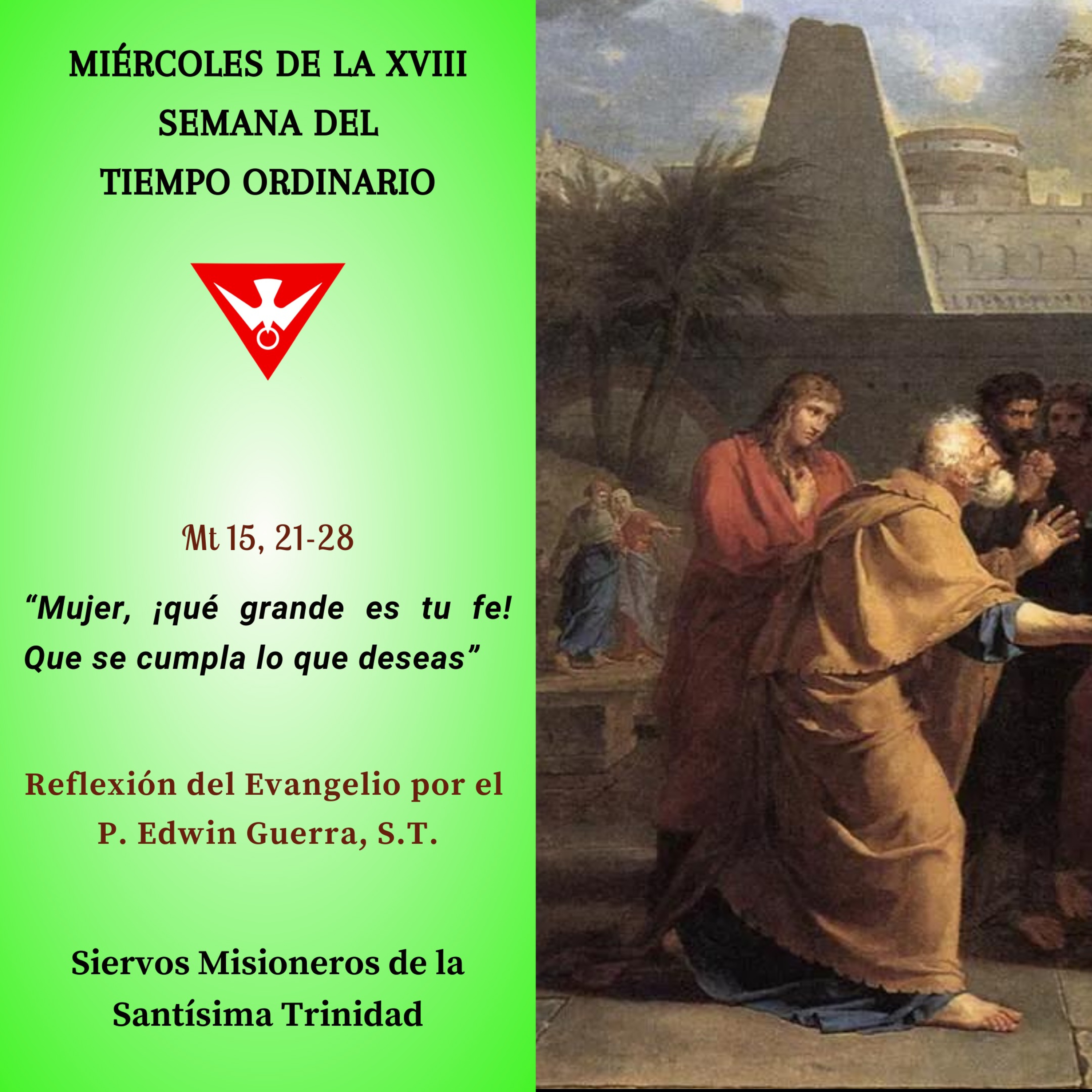 Reflexión del Evangelio del 09 de Agosto de 2023 episode artwork