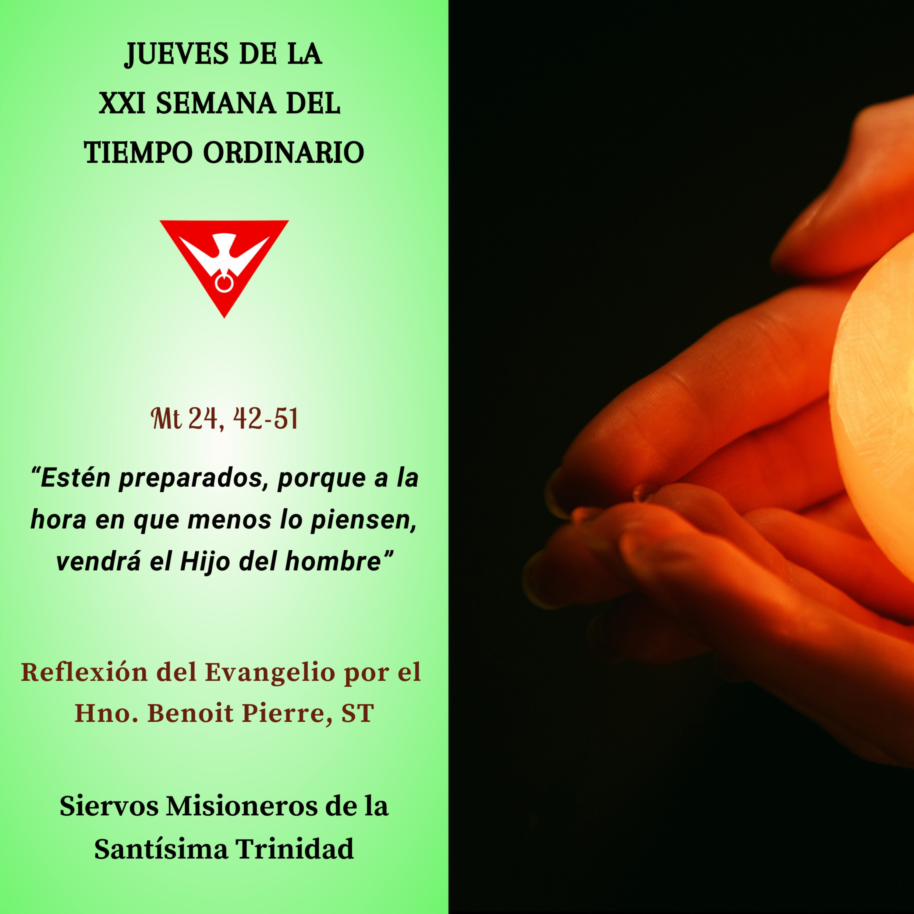 Reflexión del Evangelio del 31 de Agosto de 2023 episode artwork