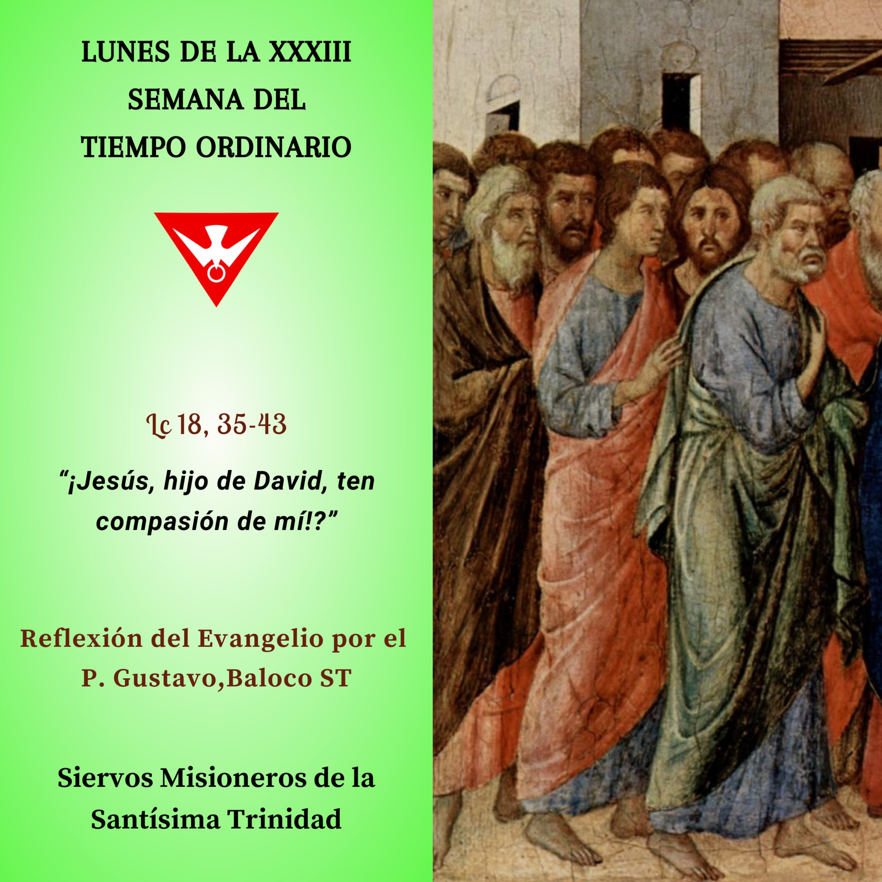 Reflexión del Evangelio del 20 de Noviembre de 2023 episode artwork