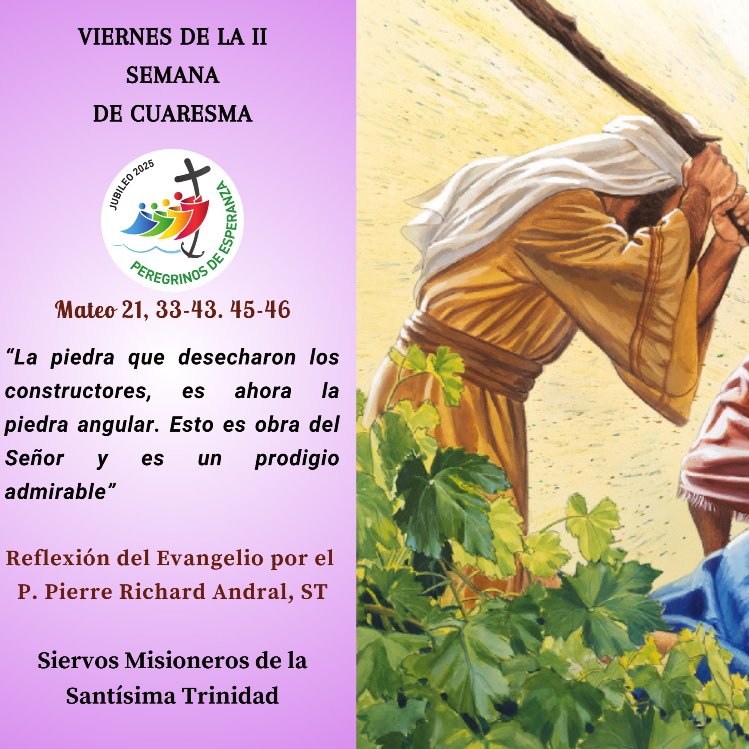 Reflexión del Evangelio del 21 de Marzo de 2025  episode artwork