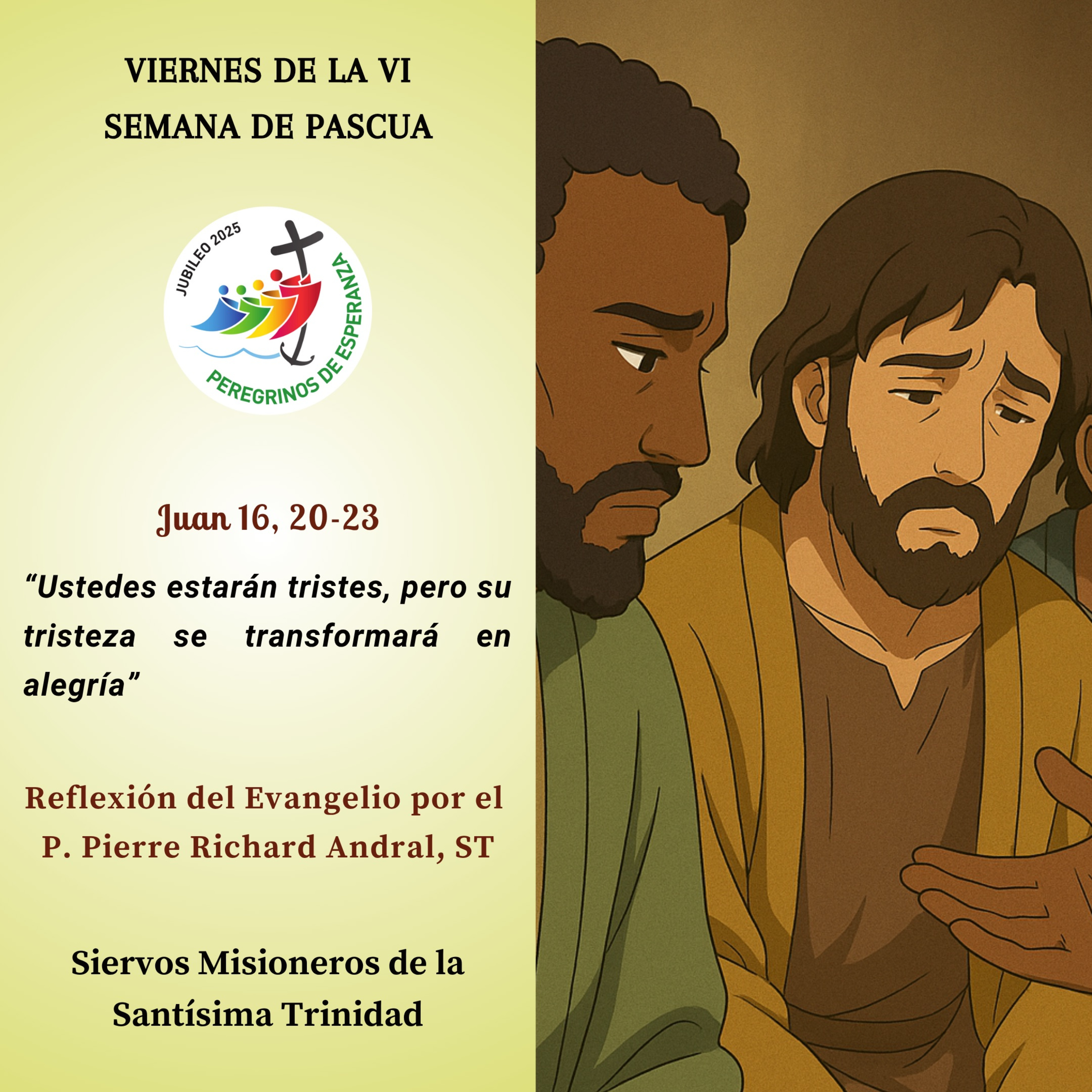 Reflexión del Evangelio del 30 de Mayo de 2025 episode artwork