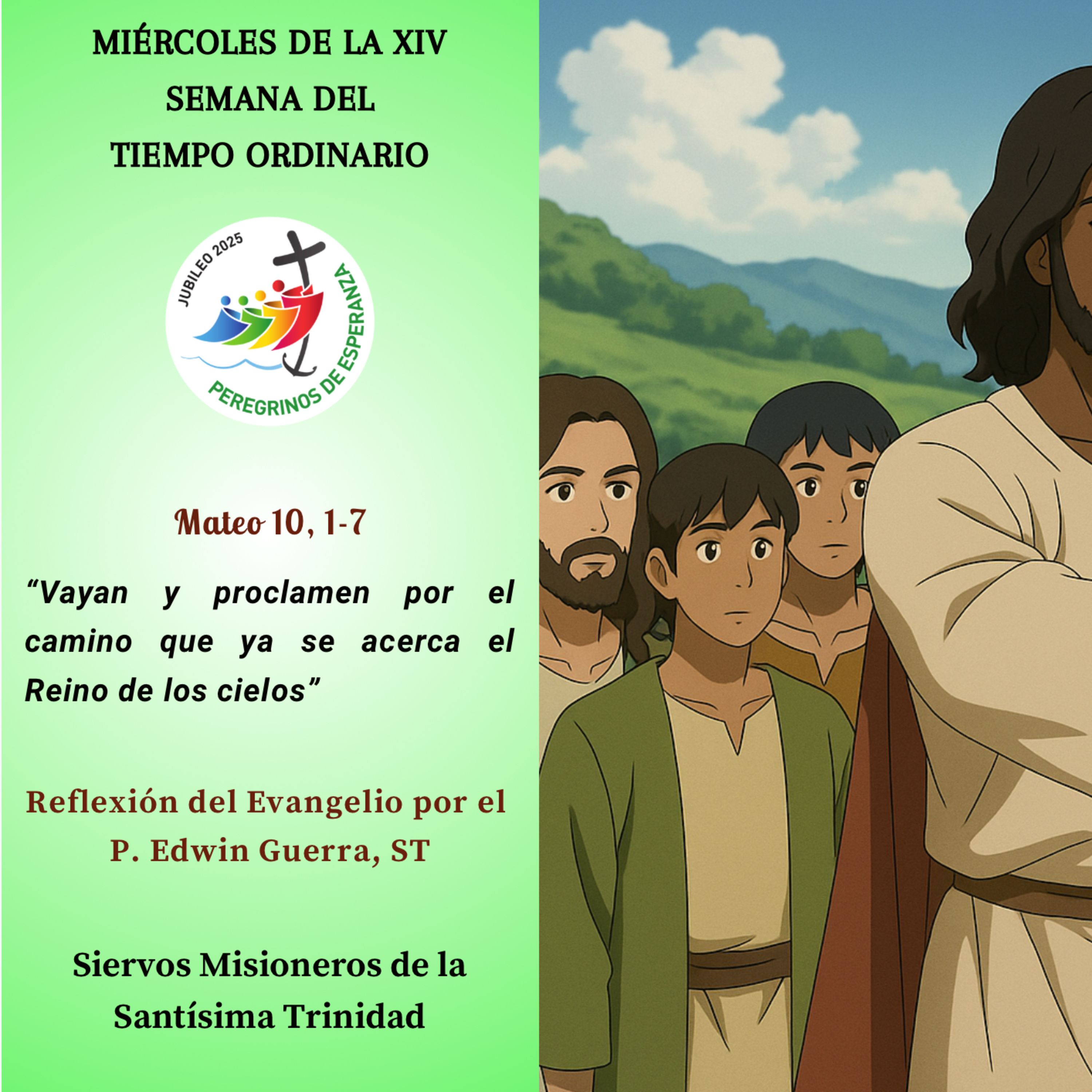 Reflexión del Evangelio del 09 de Julio de 2025 episode artwork
