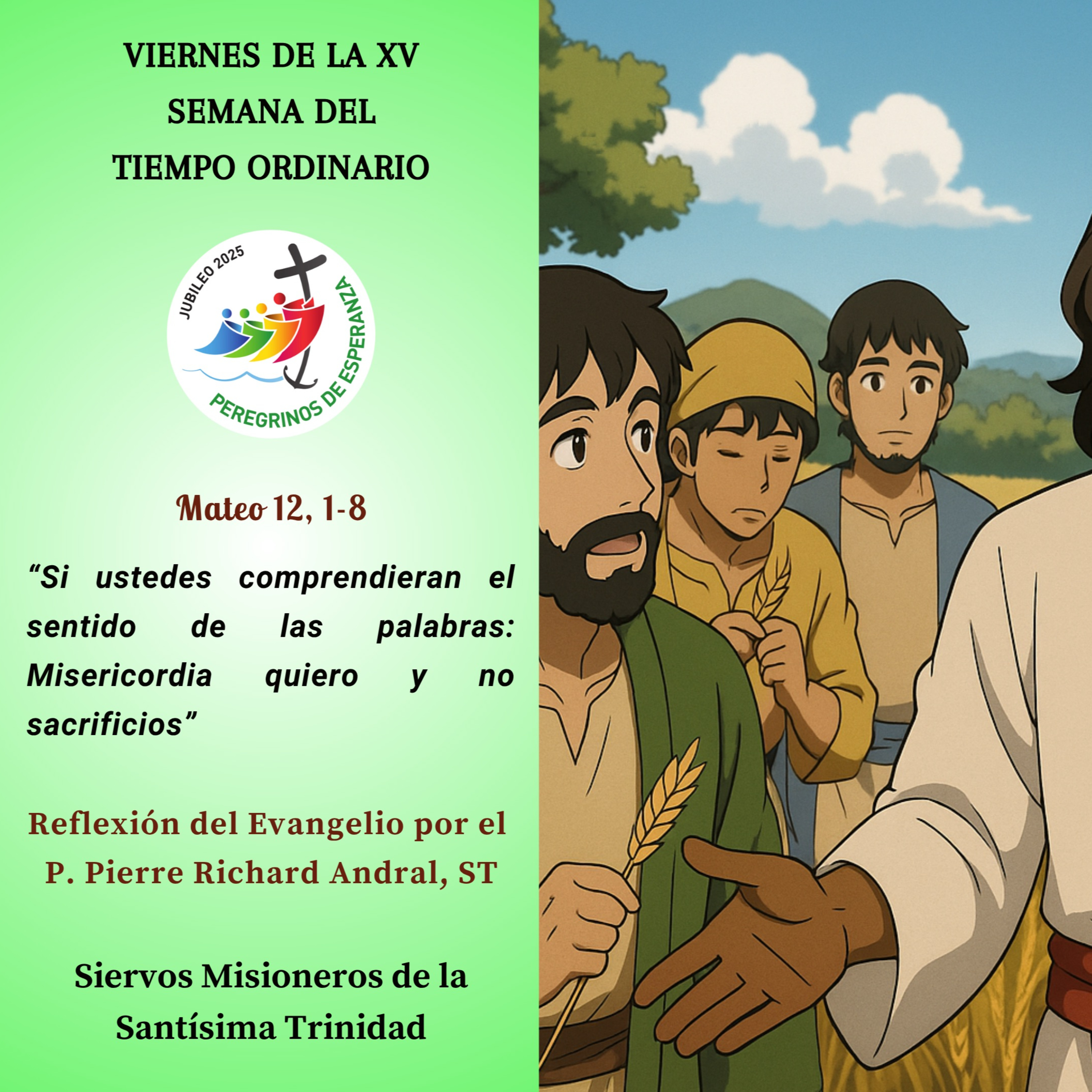 Reflexión del Evangelio del 18 de Julio de 2025 episode artwork