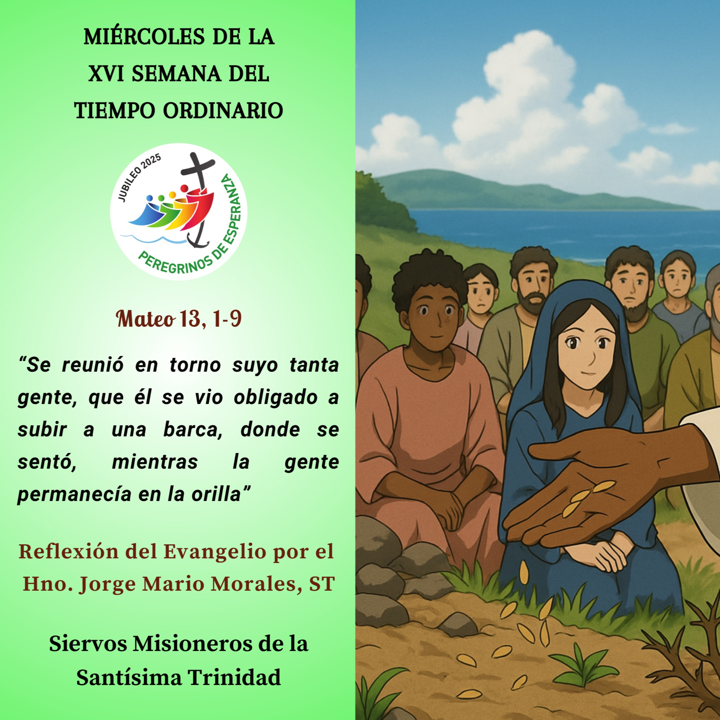 Reflexión del Evangelio del 24 de Julio de 2025 episode artwork