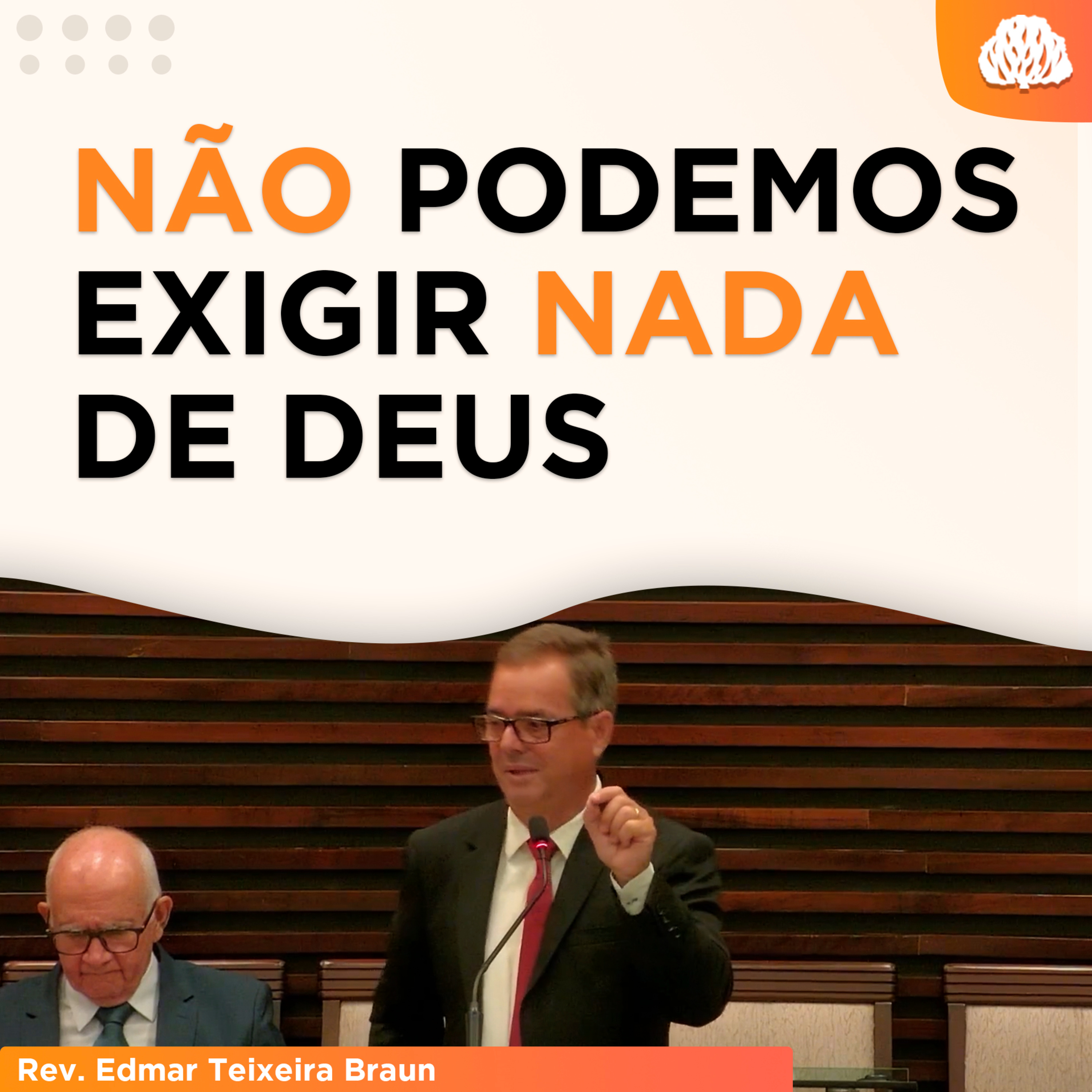 A GRAÇA PURIFICADORA DE DEUS | Tito 2.11-14 Rev. Edmar Teixeira Braun