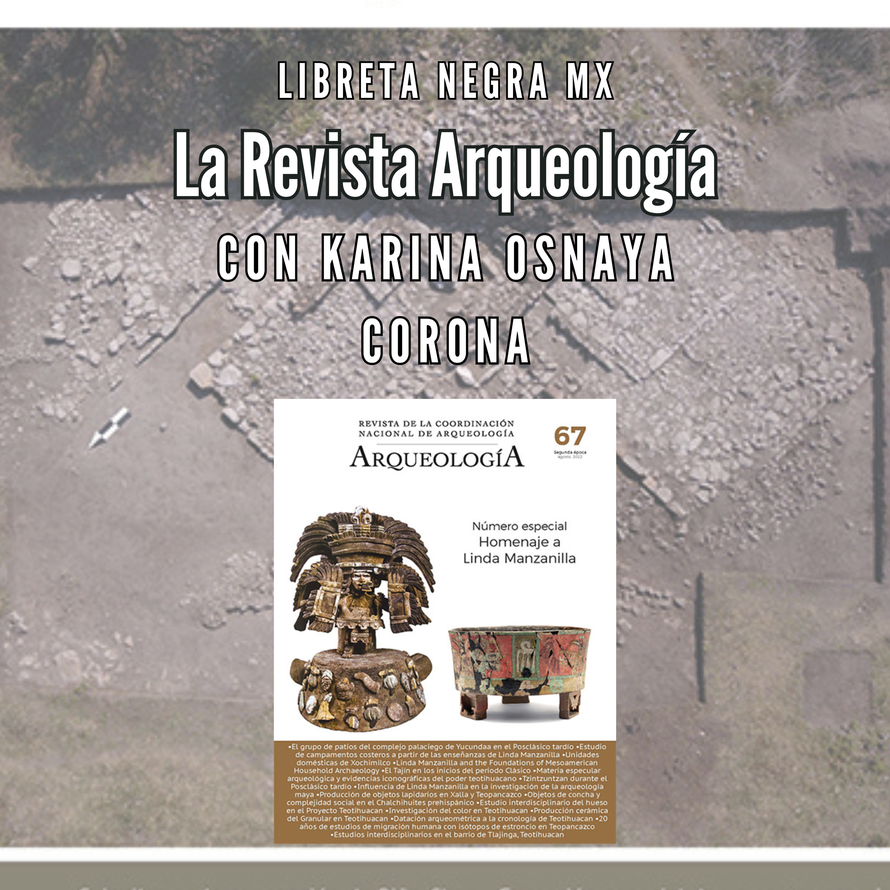 ¿Cómo es trabajar en la Revista Arqueología de la CNA? #LaHojaSuelta con Karina Osnaya Corona