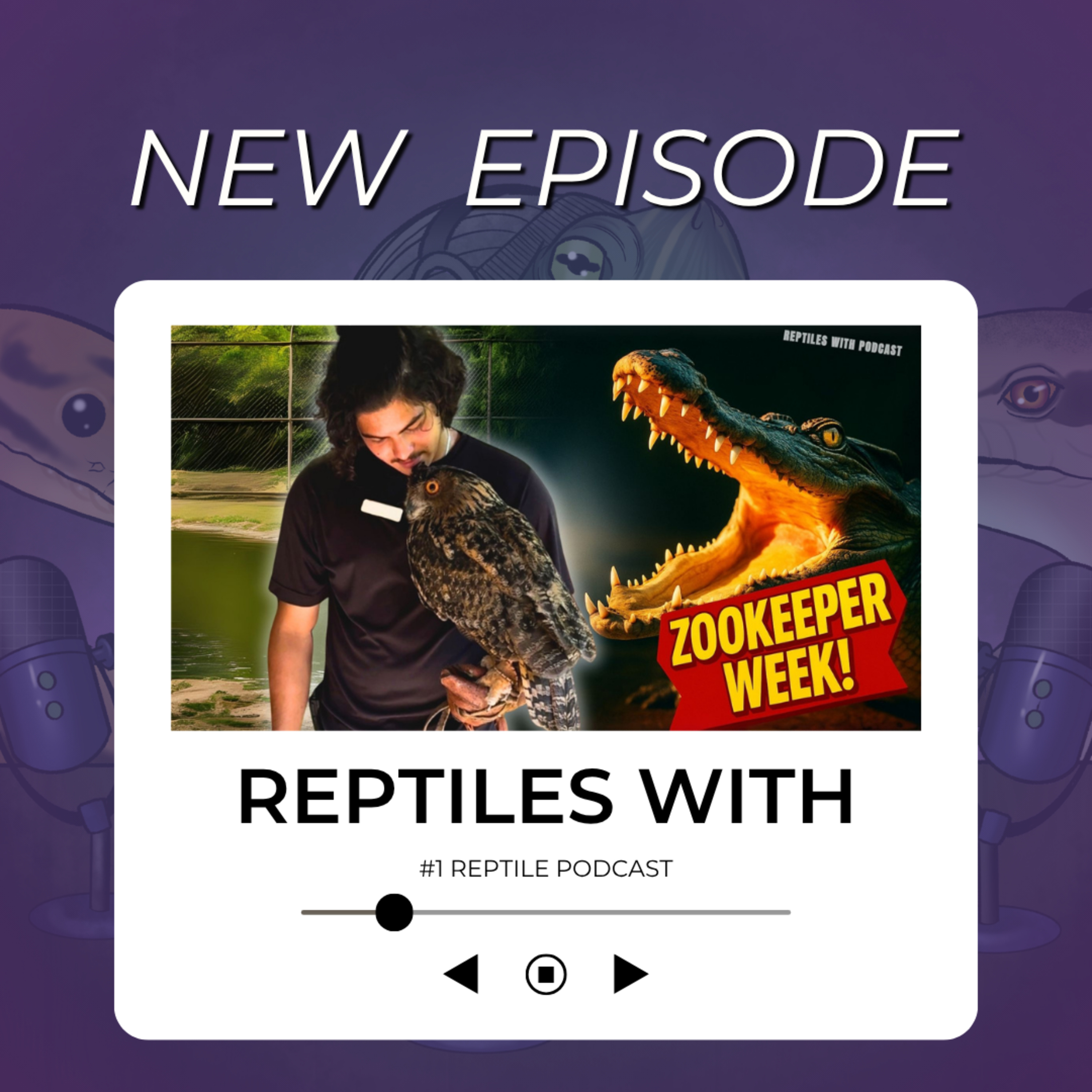 Working With Crocs, Mammals, & Birds! Zookeeper Week Special | Reptiles With BewilderedBryan Podcast