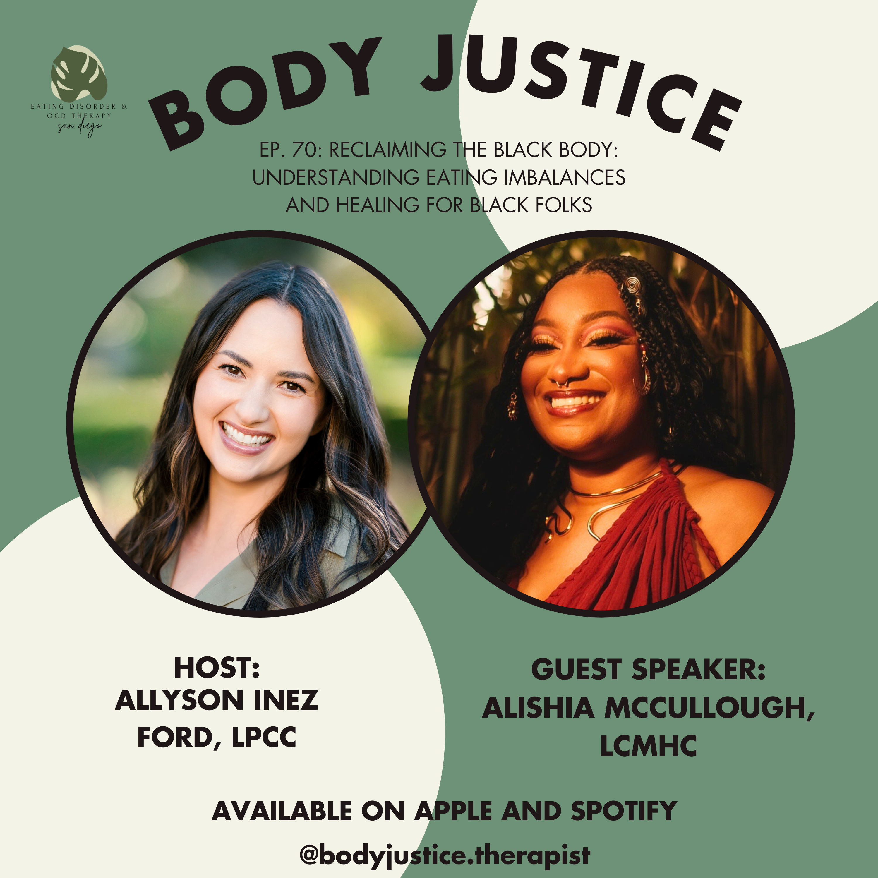 71. Reclaiming the Black Body: Understanding Eating Imbalances and Healing for Black Folks with Alishia McCullough, LCMHC  episode artwork