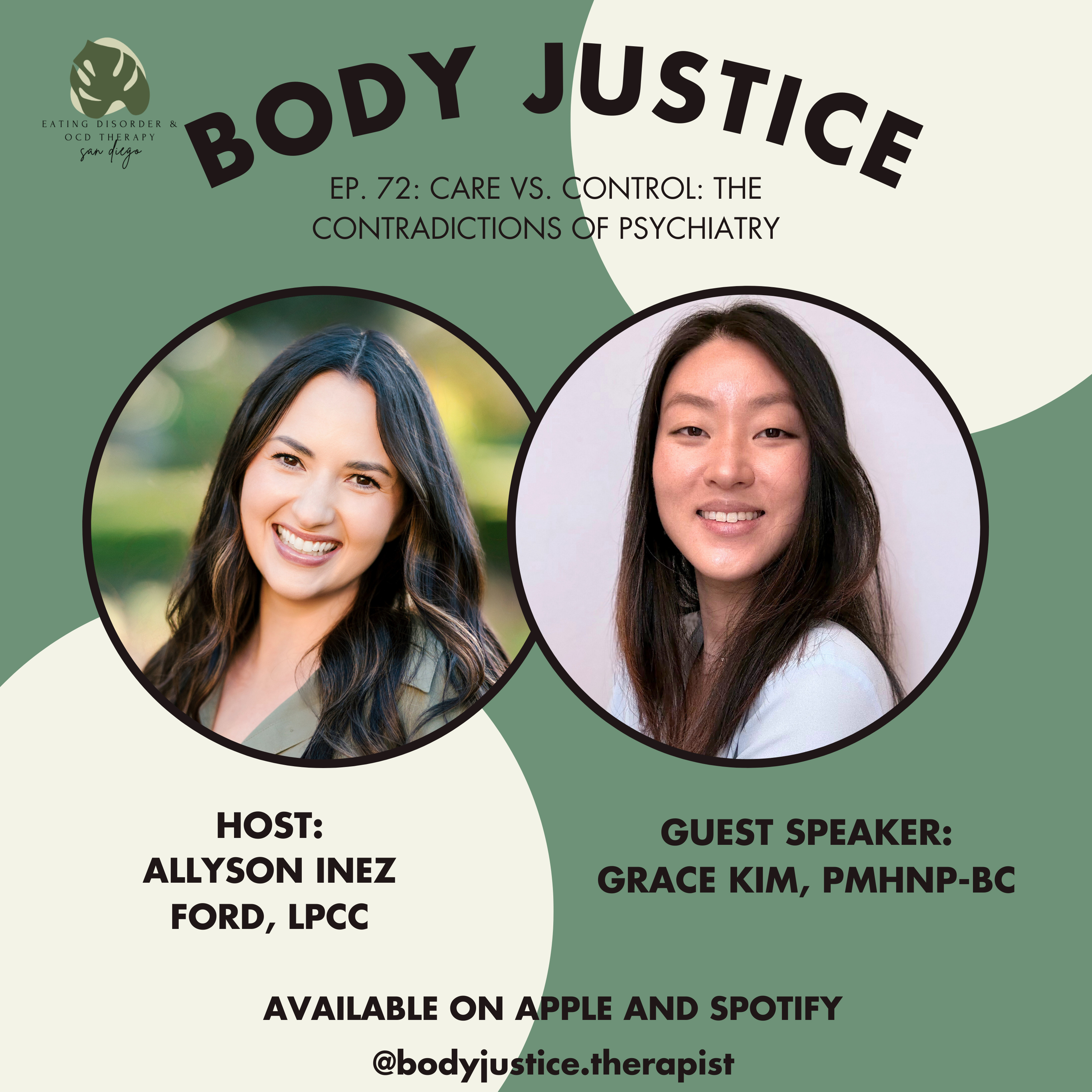 72. Care vs. Control: The Contradictions of Psychiatry with Grace Kim, PMHNP-BC episode artwork