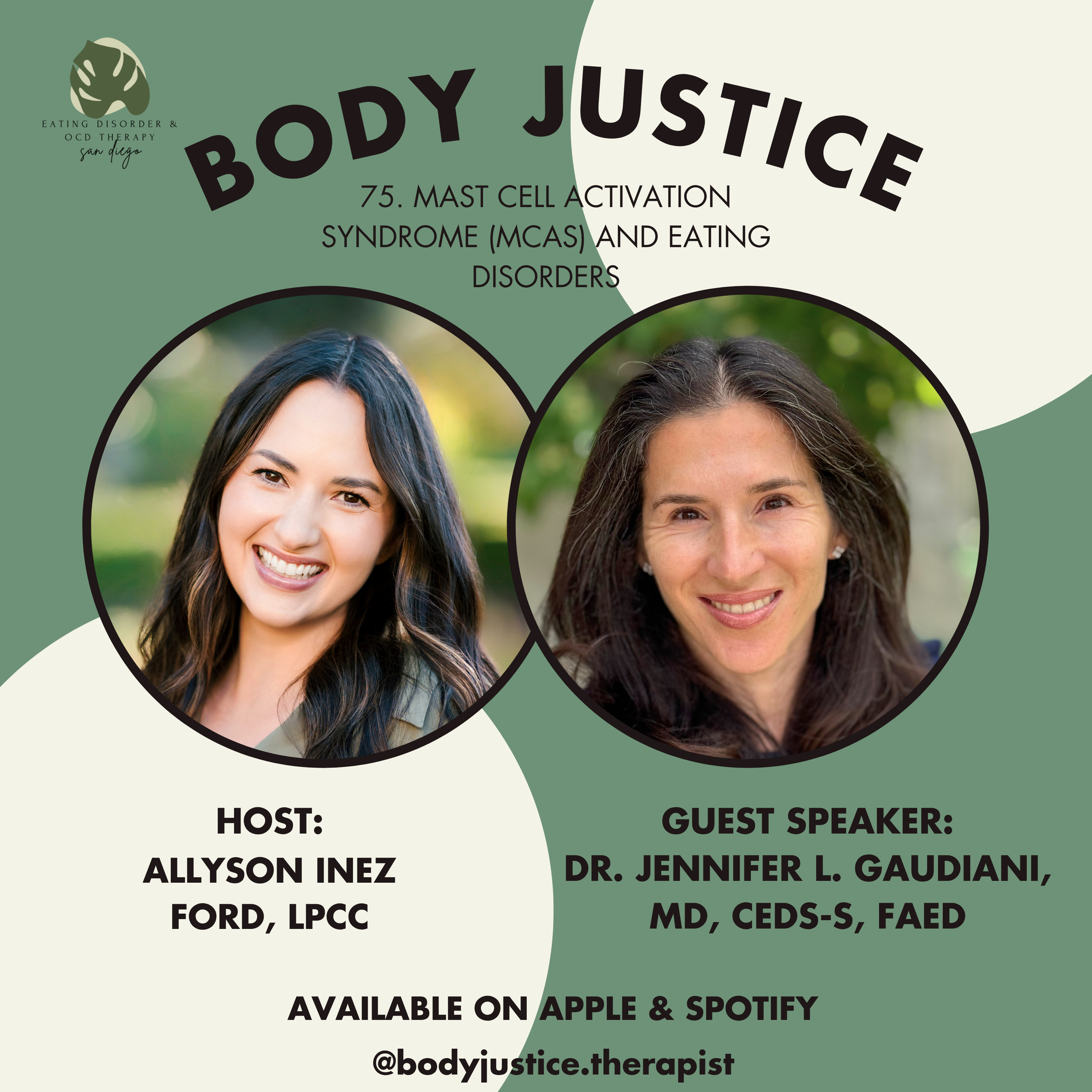 75. Mast Cell Activation Syndrome (MCAS) and Eating Disorders: a Medical Perspective with Dr. Gaudiani, MD, CEDS-S, FAED episode artwork