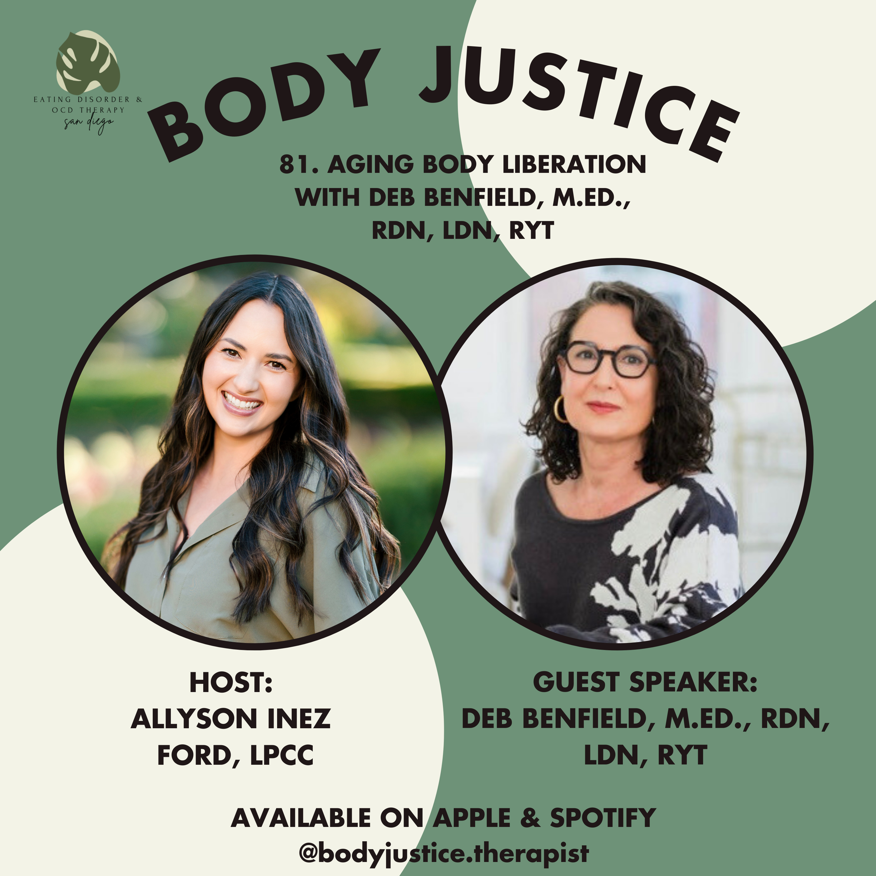 81. When Diet Culture and Ageism Collide: Aging Body Liberation with Deb Benfield, M.Ed., RDN, LDN, RYT episode artwork