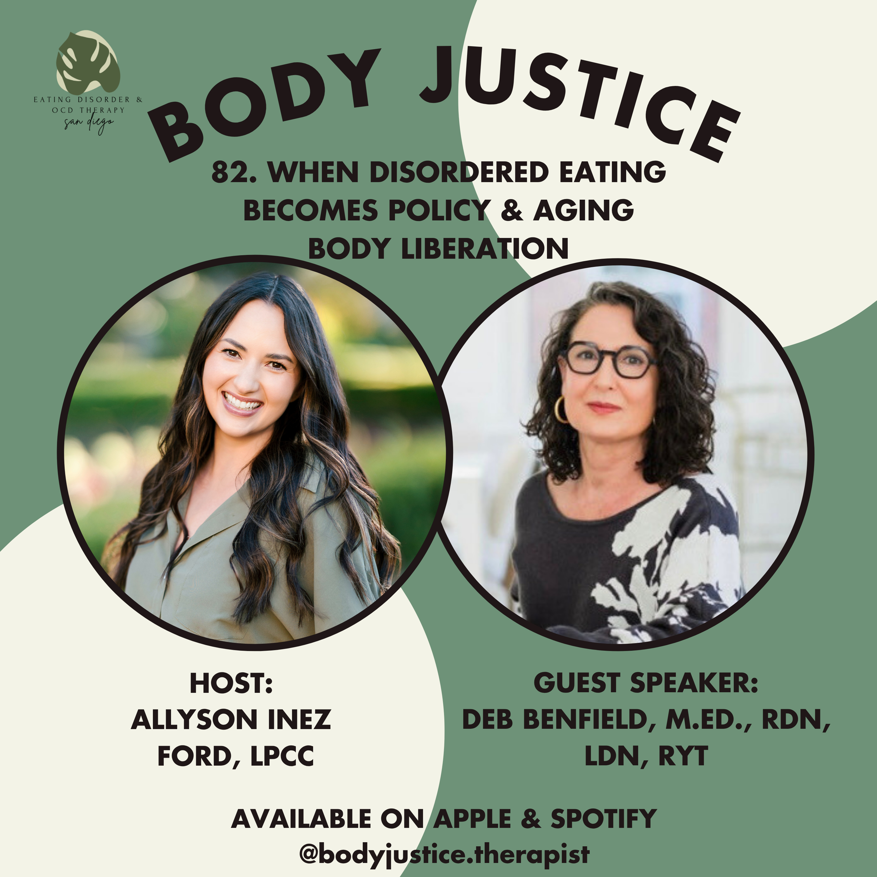 82. When Disordered Eating Becomes Policy: from 'Ultra Processed Foods' to 'Longevity Medication' with Deb Benfield, M.Ed., RDN, LDN episode artwork