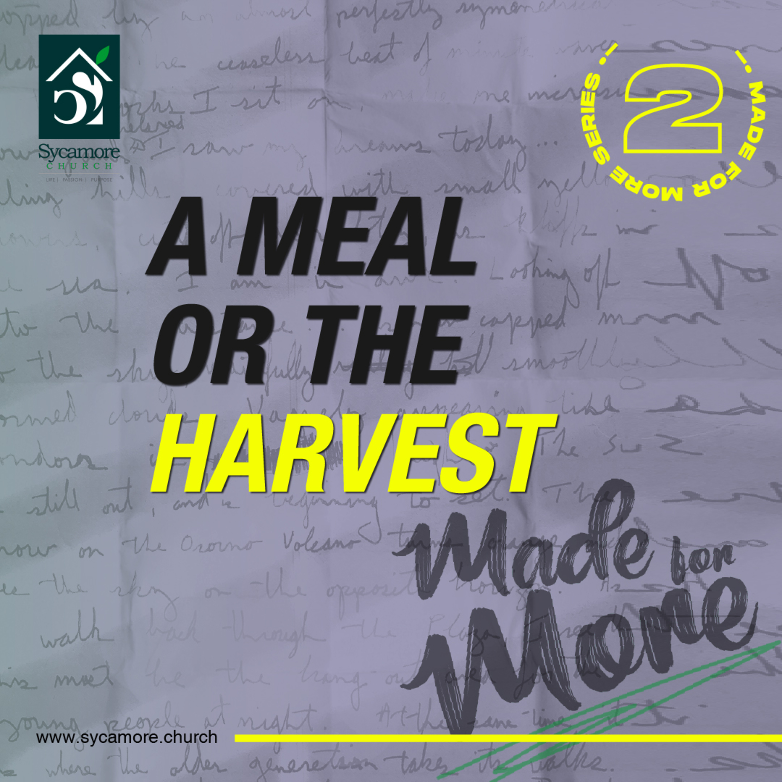 A Meal or the Harvest | Made For More | Bayo Ajayi episode artwork