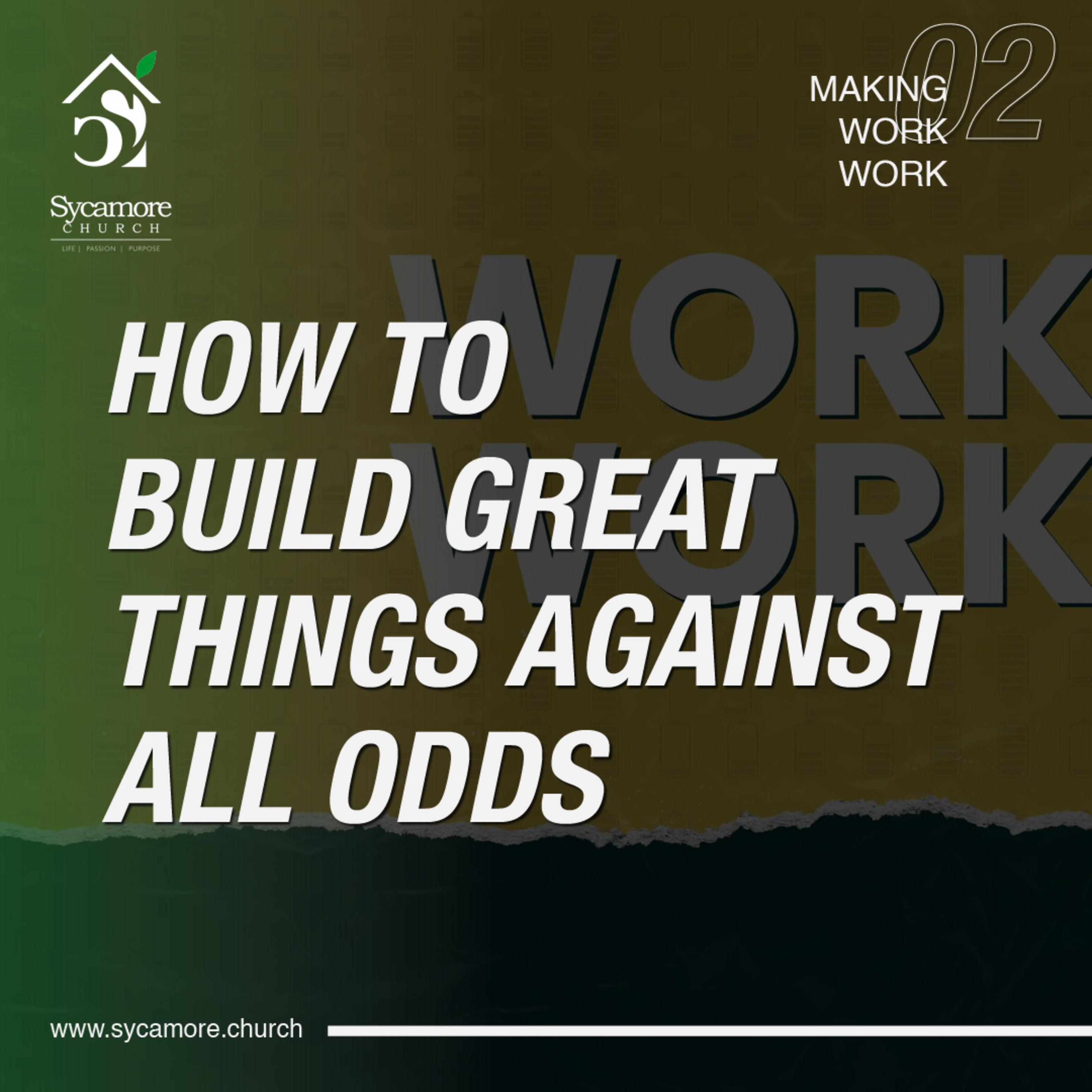 How To Build Great Things, Against All Odds | Making Work Work | Pastor Tolulope Moody episode artwork