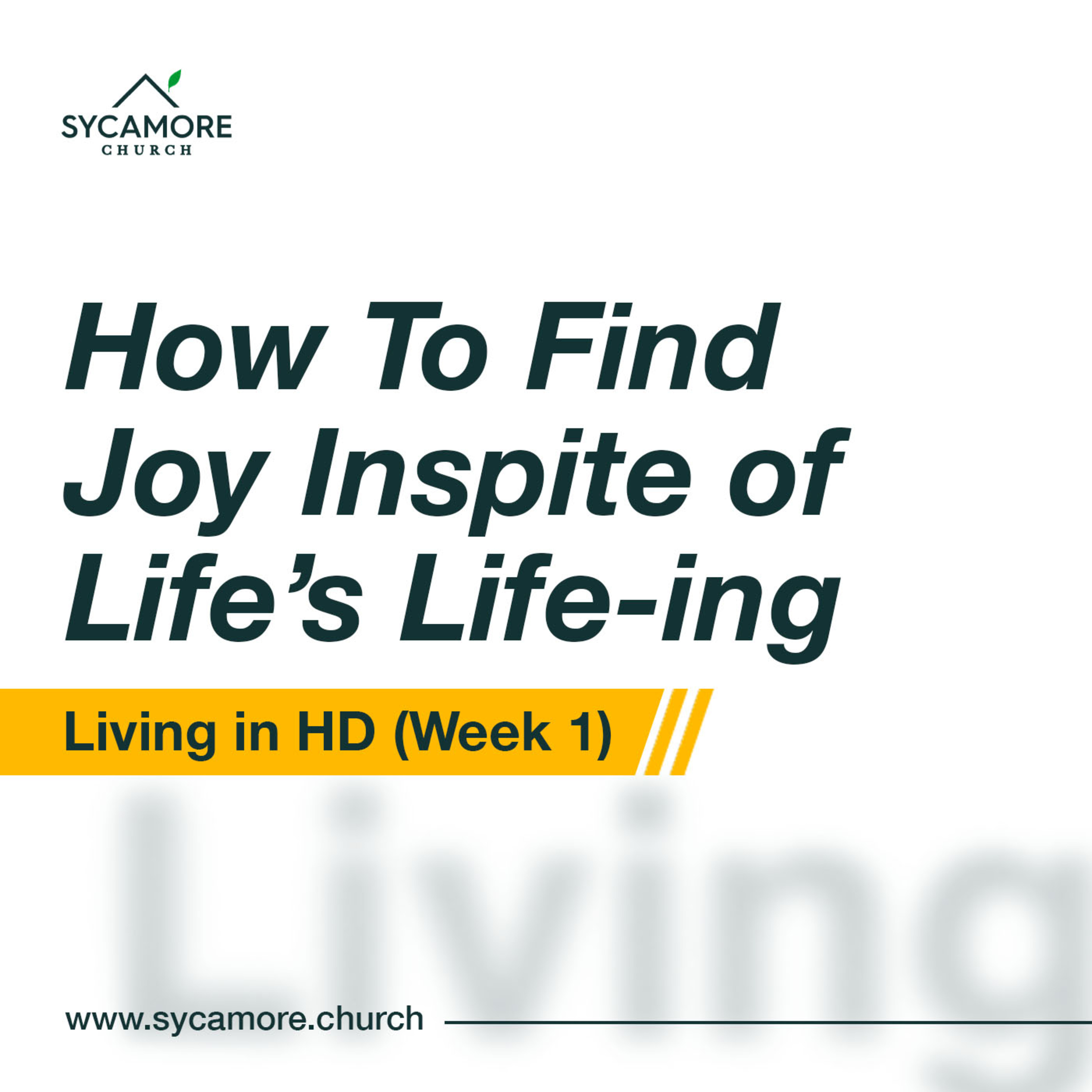 How To Find Joy Inspite of Life’s Life-ing | Living in HD Week 1 | Pastor Tolulope Moody  episode artwork