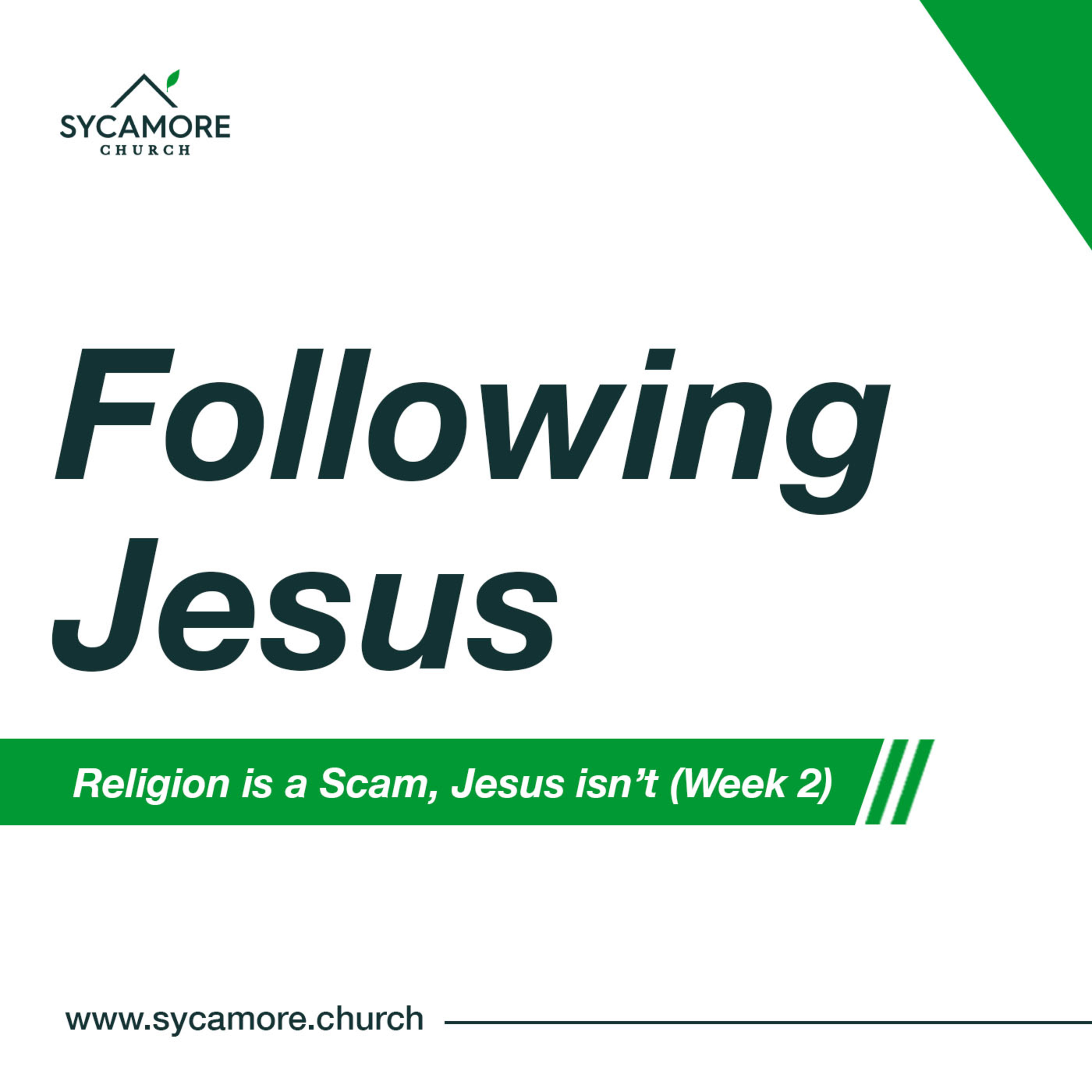 Following Jesus | Religion is a Scam, Jesus isn't (Week 2) | Tolulope Moody episode artwork