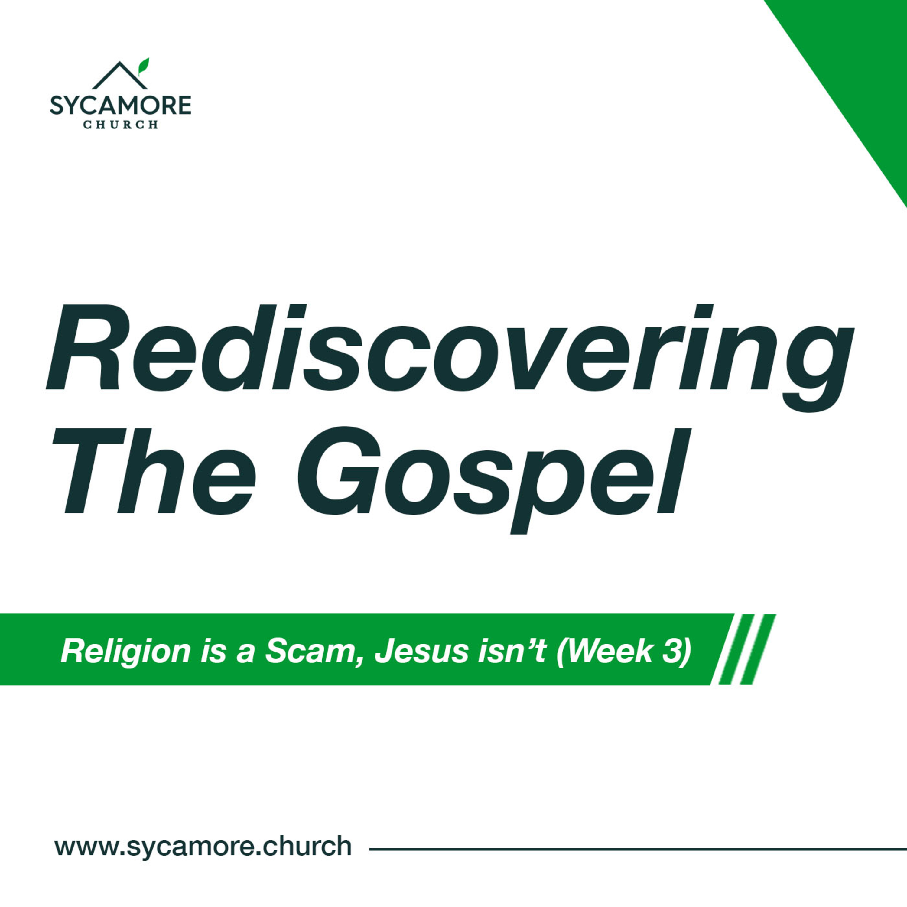 Rediscovering The Gospel | Religion Is A Scam, Jesus Isn't (Week 3) | Pastor Tolulope Moody episode artwork