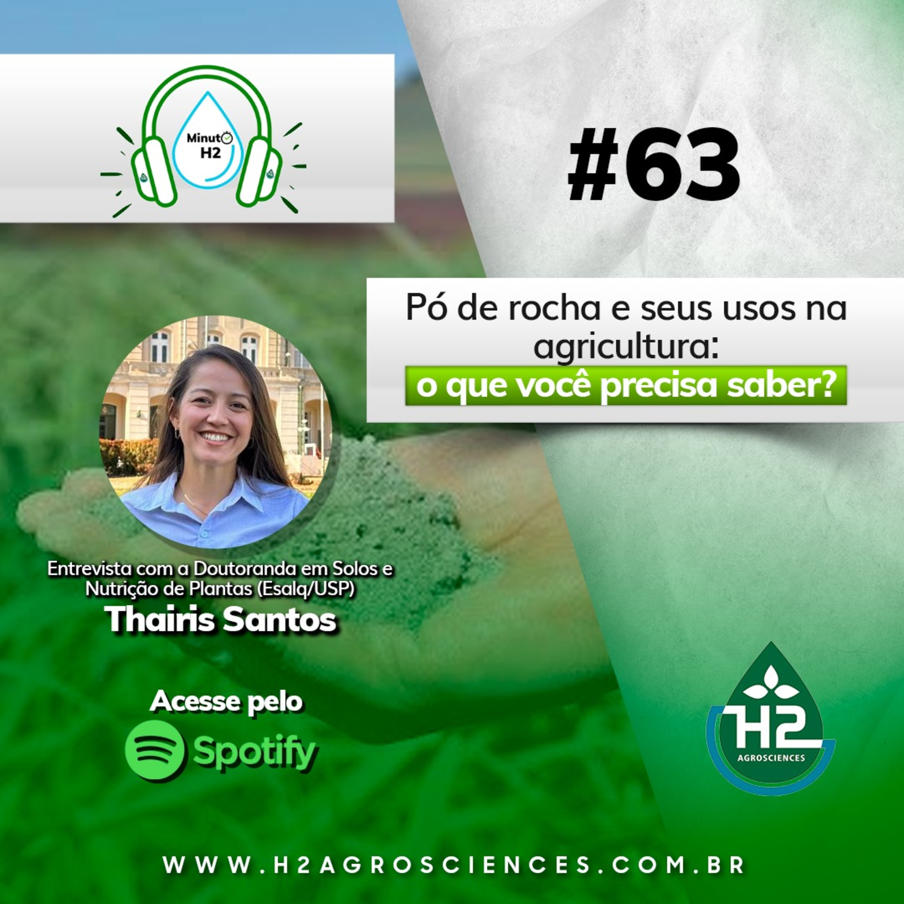 Pó de rocha e seus usos na agricultura