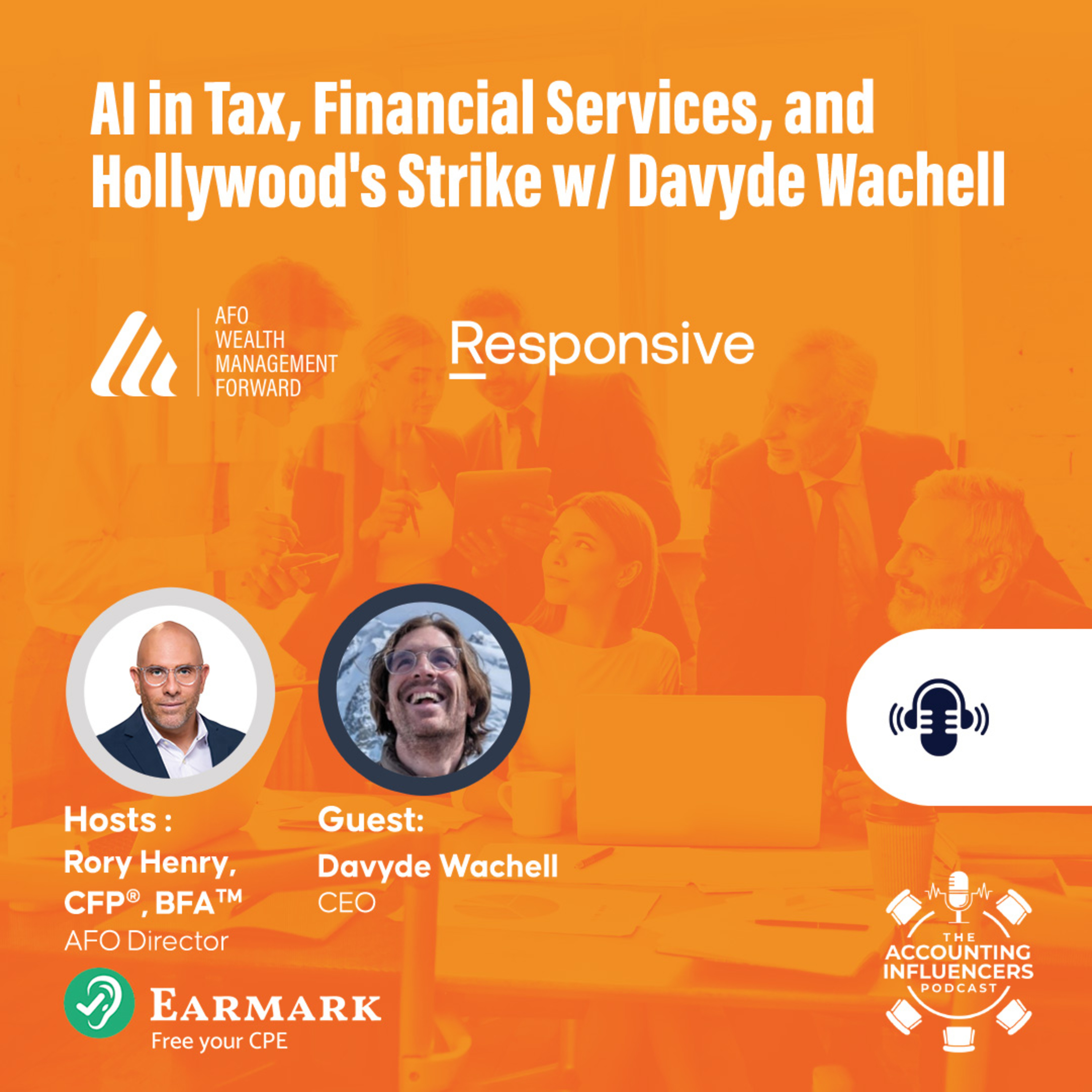 AI in Tax, Financial Services, BlackRock and Hollywood's Strike - Davyde Wachell