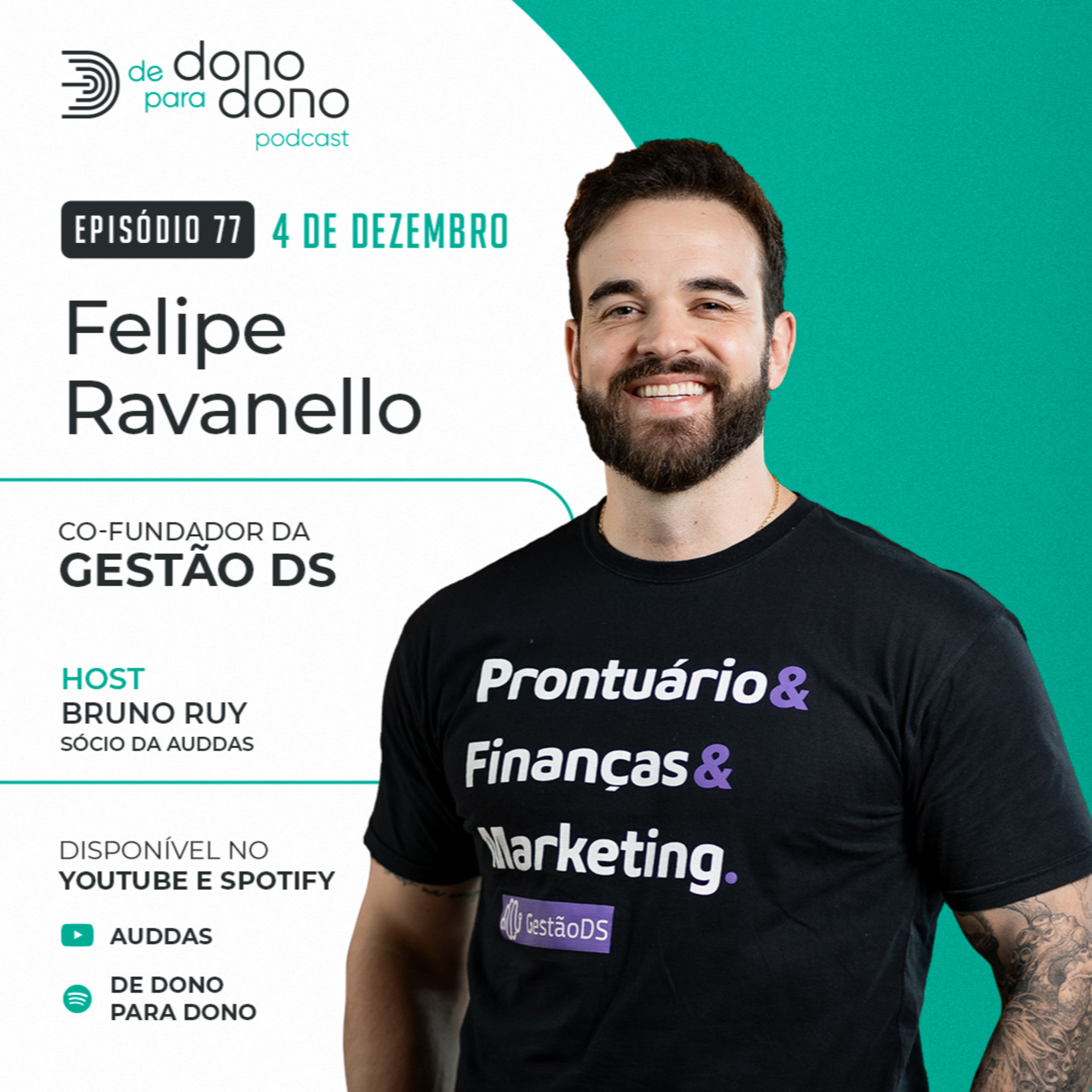 #77 Transformando consultórios médicos com SaaS: a visão de Felipe Ravanello