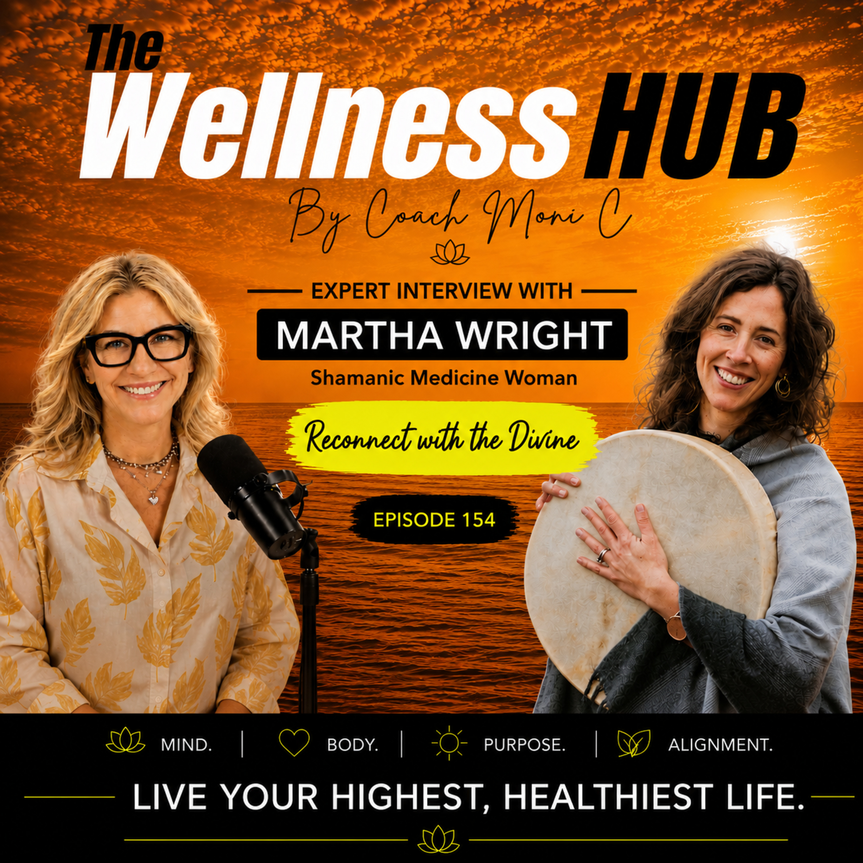 "Reconnect with the Divine" - Interview w/ Martha Wright (Shamanic Medicine Woman) episode artwork