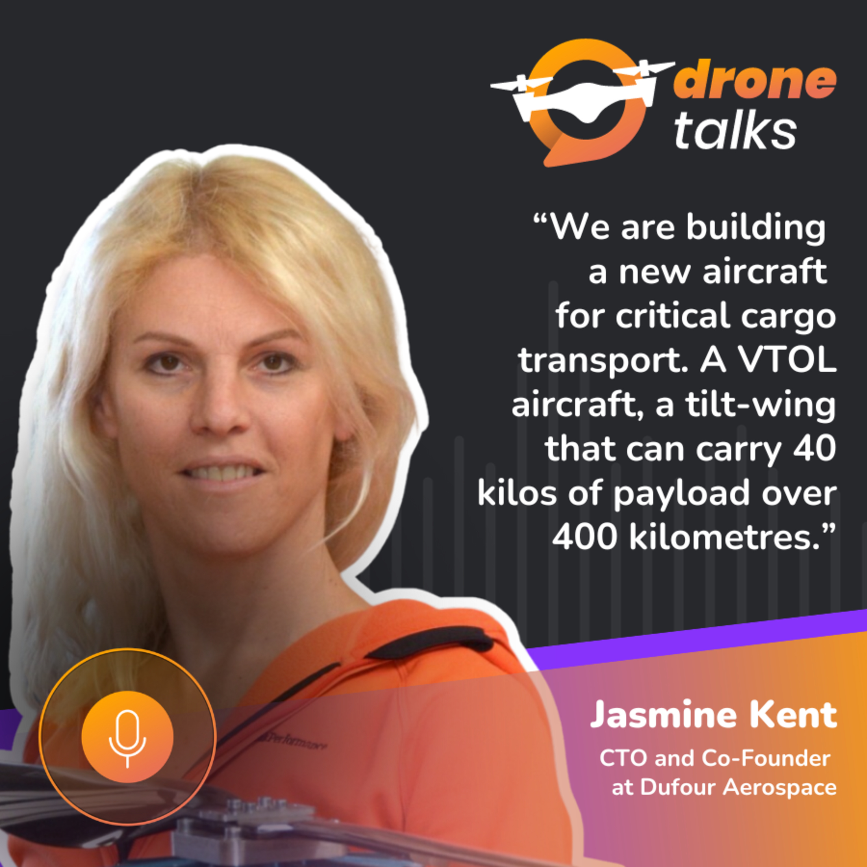 DroneTalks | Why Dufour Aerospace manufacture their high-quality aircraft in Switzerland episode artwork
