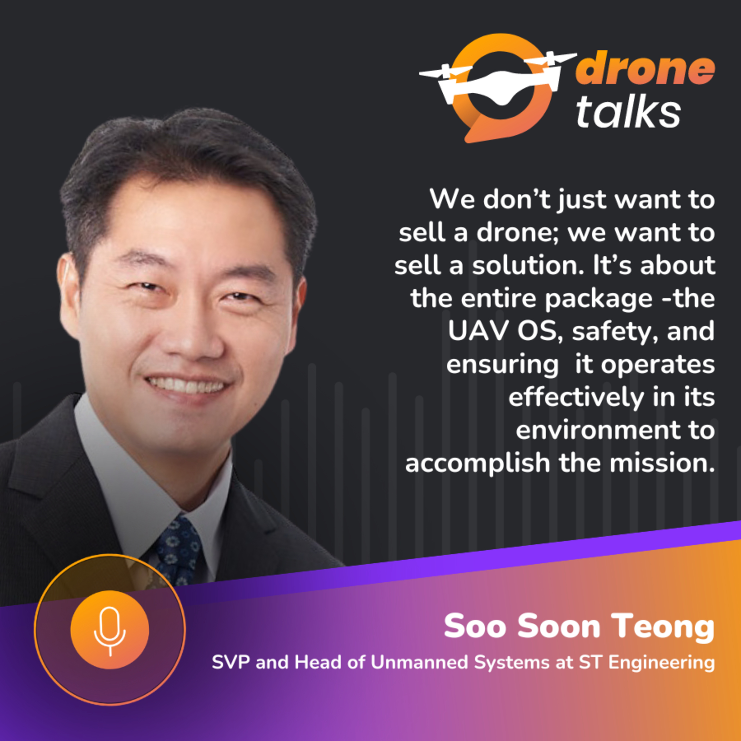 DroneTalks | The future of drone technology: insights from ST Engineering on multi-UAV operations episode artwork