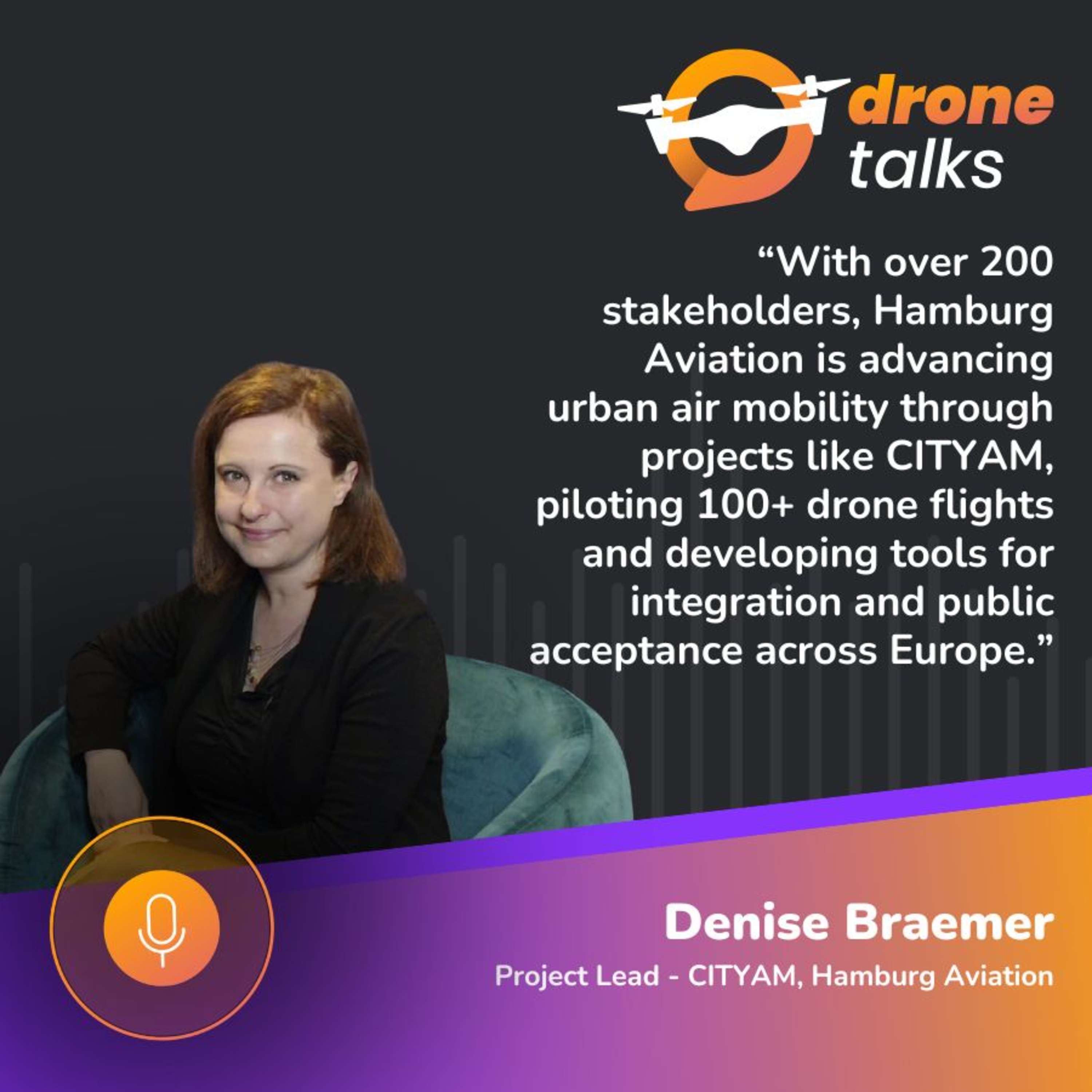 DroneTalks I Hamburg Aviation and European cities are building frameworks for UAM integration and drone adoption episode artwork