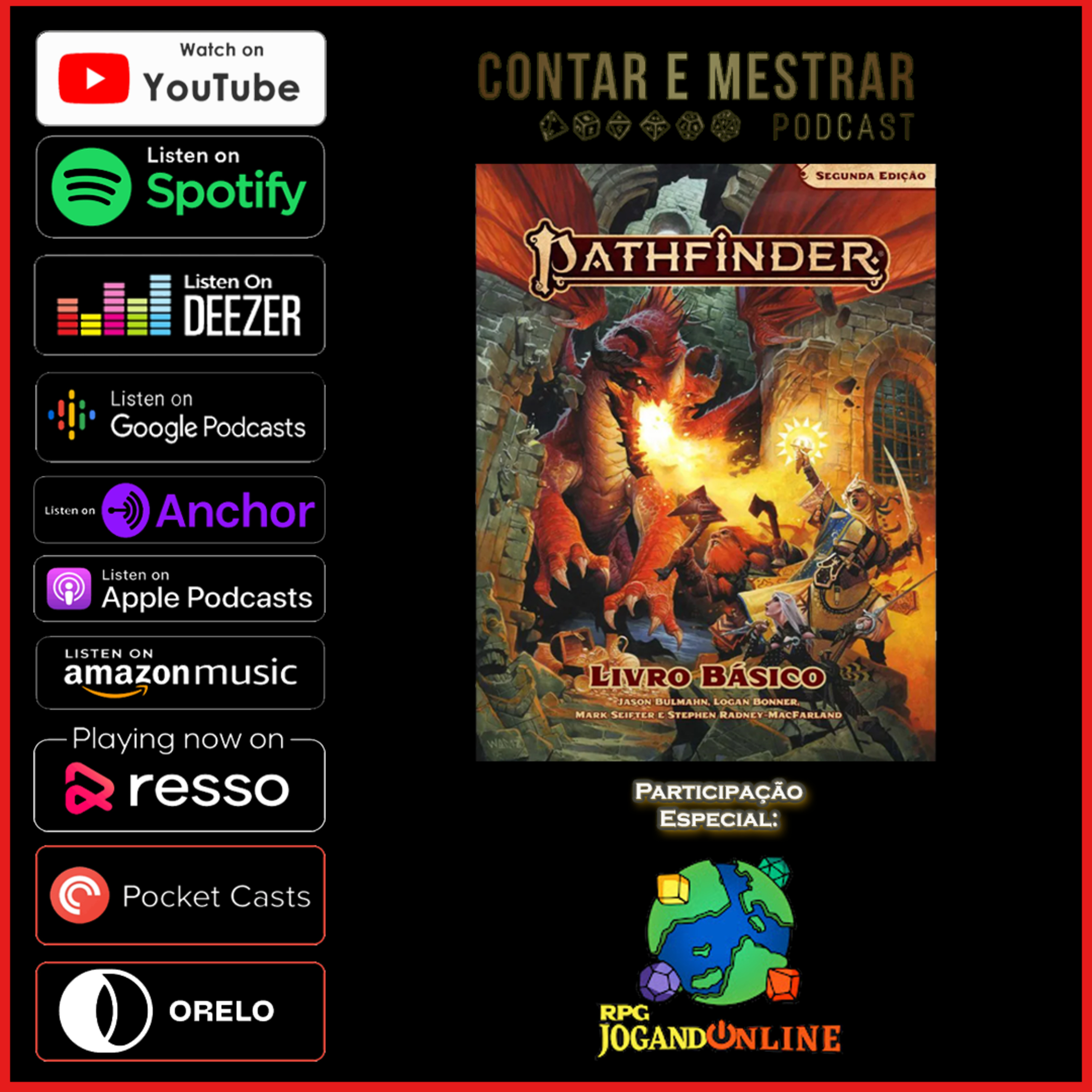 Contar e Mestrar S03 EP29: Pathfinder 2ed, o titã dos D20. episode artwork