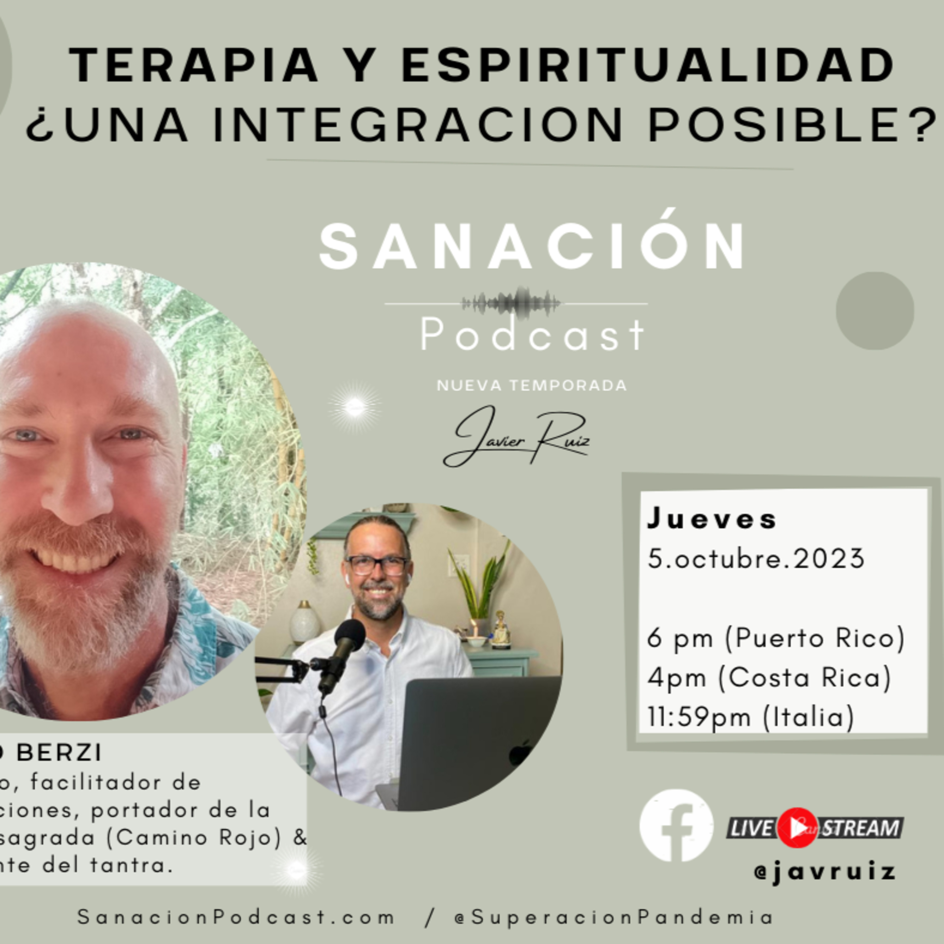 120- Terapia y Espiritualidad ¿Una integración posible? - entrevista con Nicolo Berzi  episode artwork