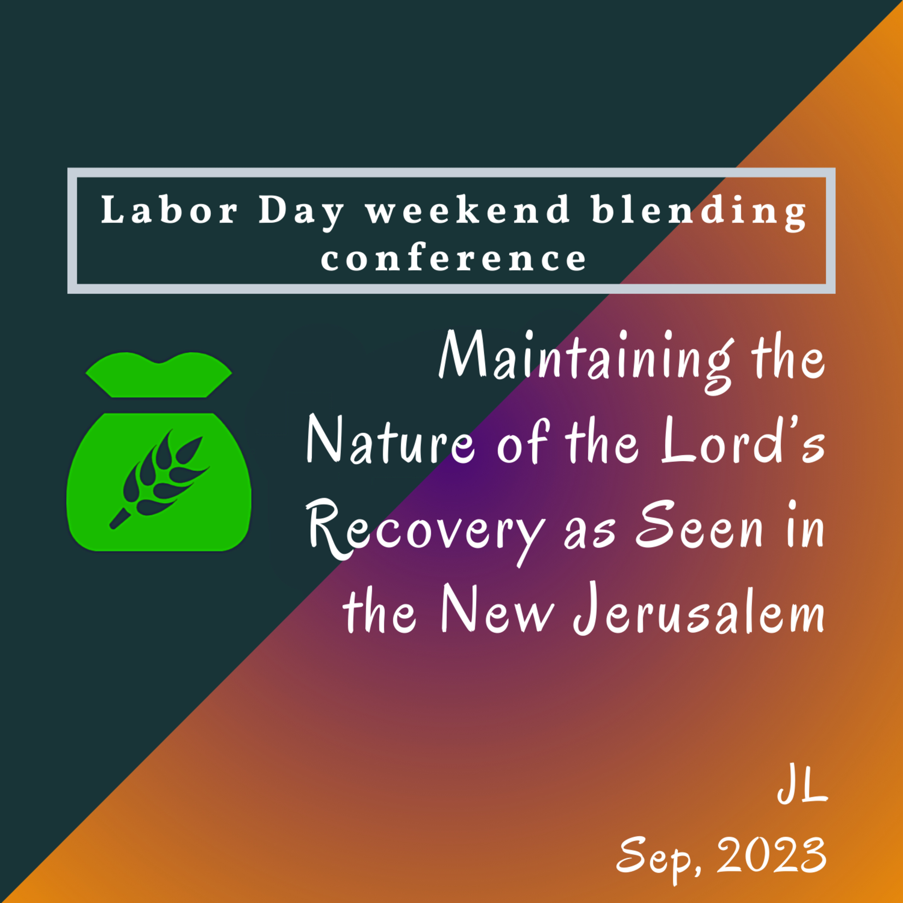 Msg 02 - Looking at the Church to Apply the Existence of the New Jerusalem to Ourselves (1)— Divine, Mystical, Organic, Unique, and “One” episode artwork