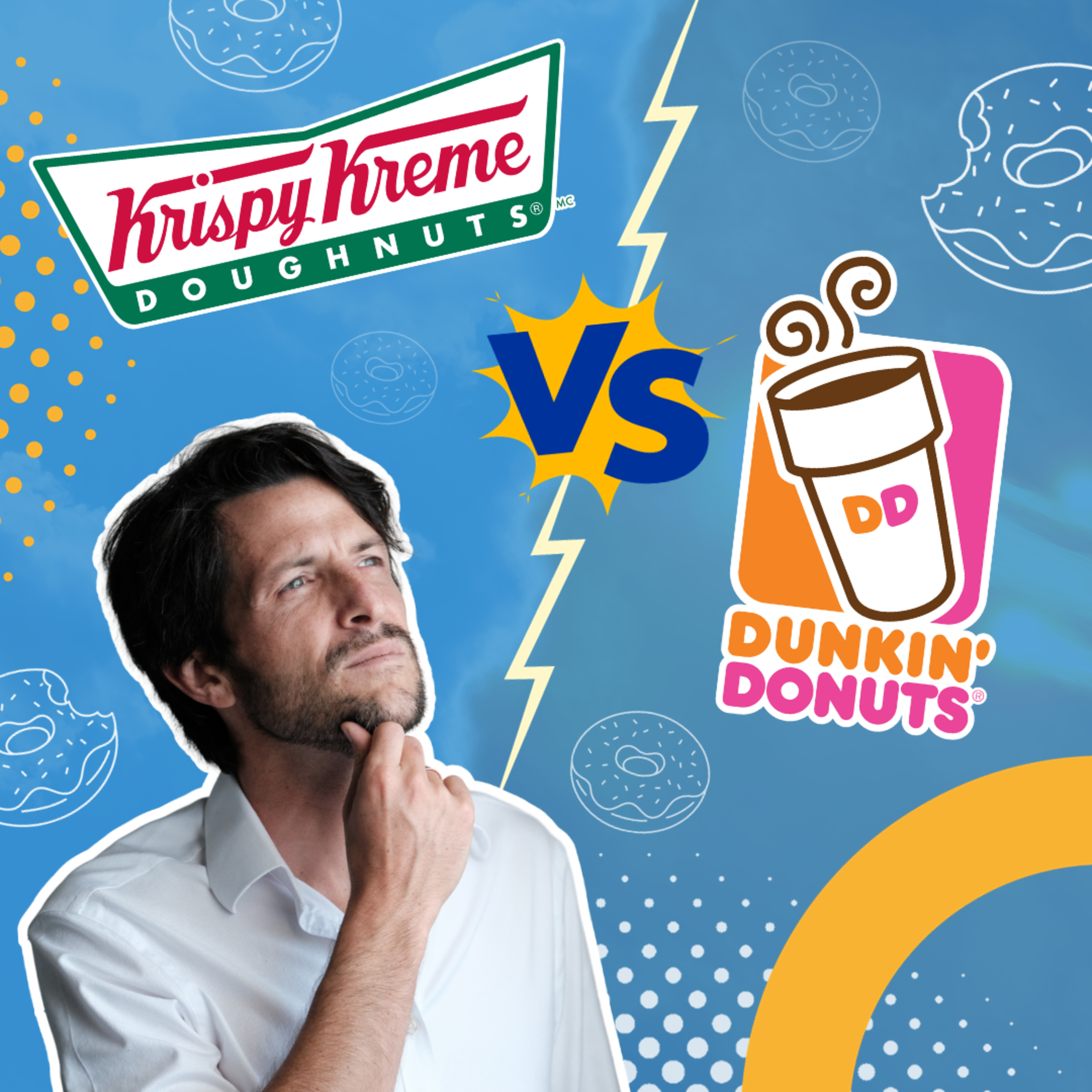 cover of episode The DONUT Franchises Face-off: Krispy Kreme vs. Dunkin' Donuts 🍩💸
